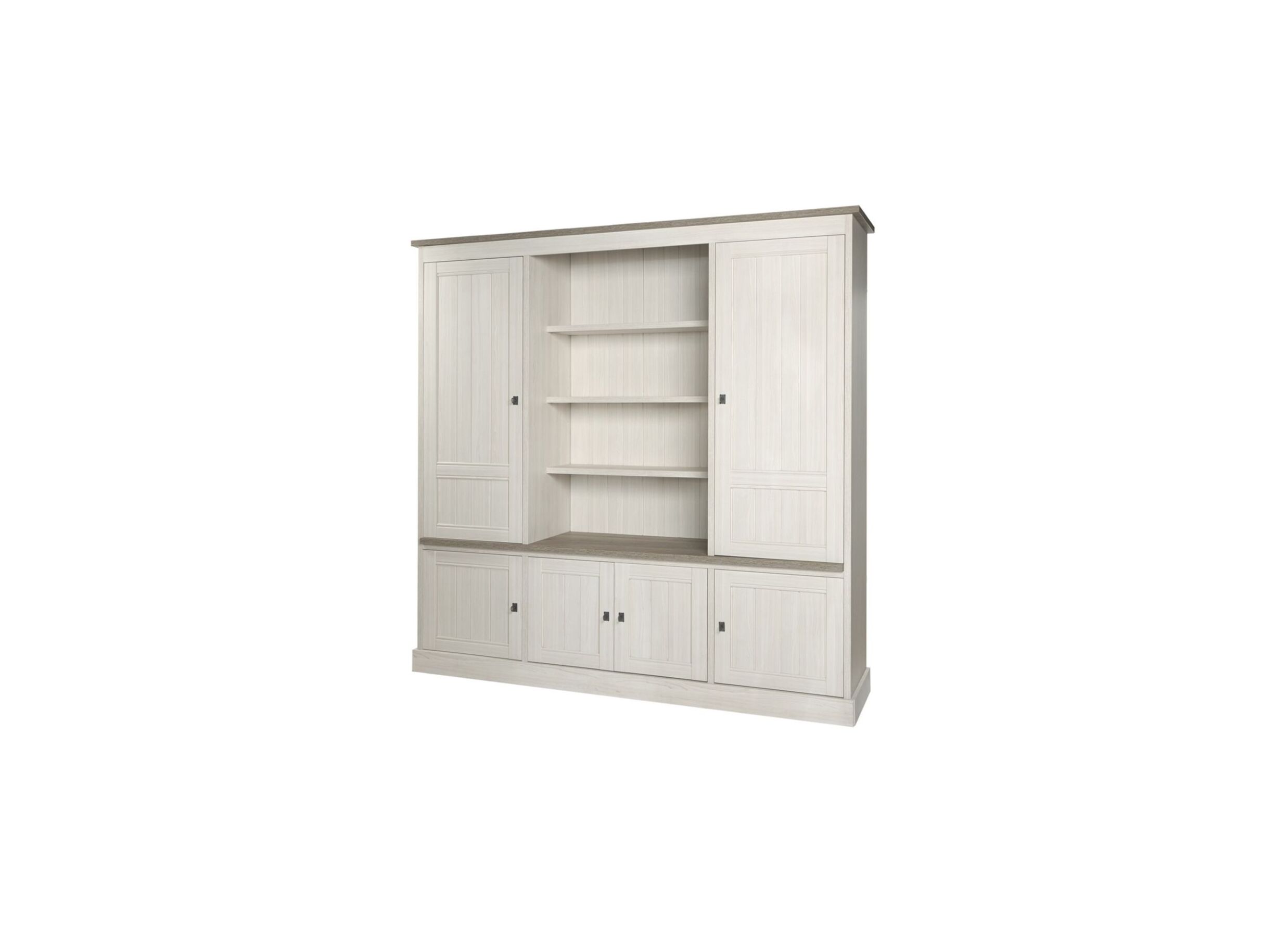 Overzichtsfoto - Wandmeubel 215cm - decor - lariks & bruine eik