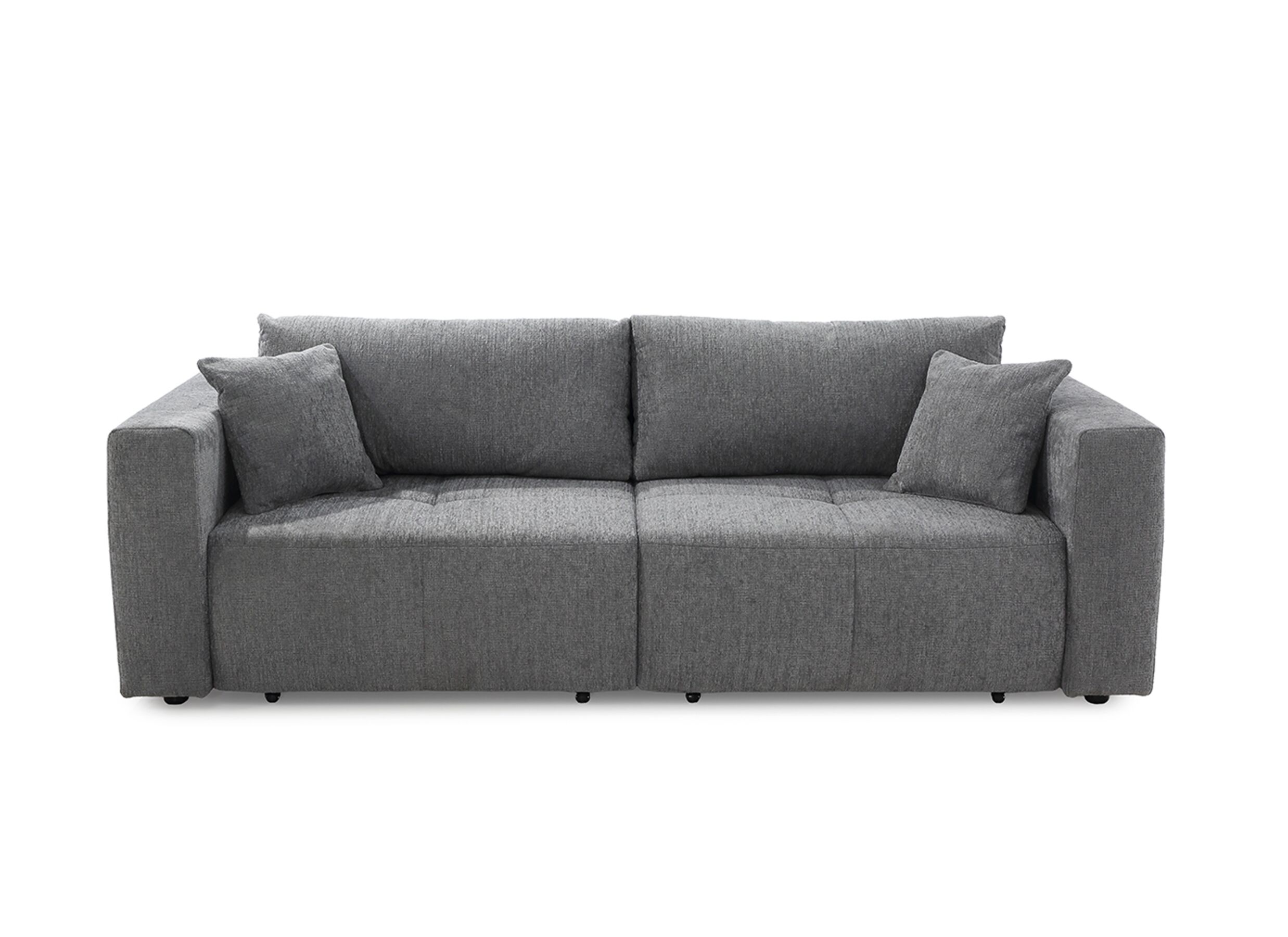 Zetel Relax Bigsofa 4-zit - stof - chenil middengrijs - Zetel Relax Bigsofa 4-zit - stof - chenil middengrijs