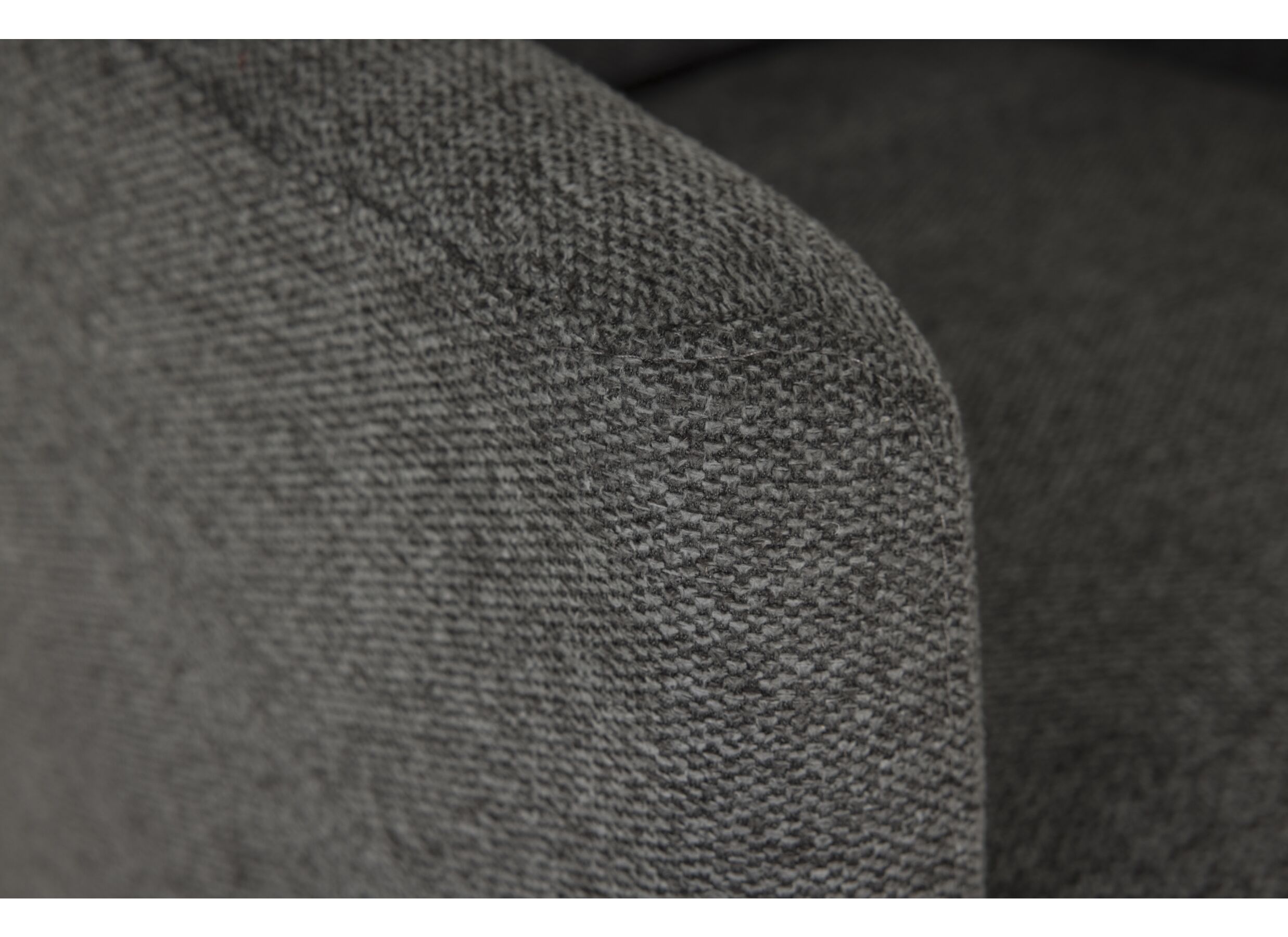 Detail - Chaise Aragon 60x70x100cm - tissu - anthracite