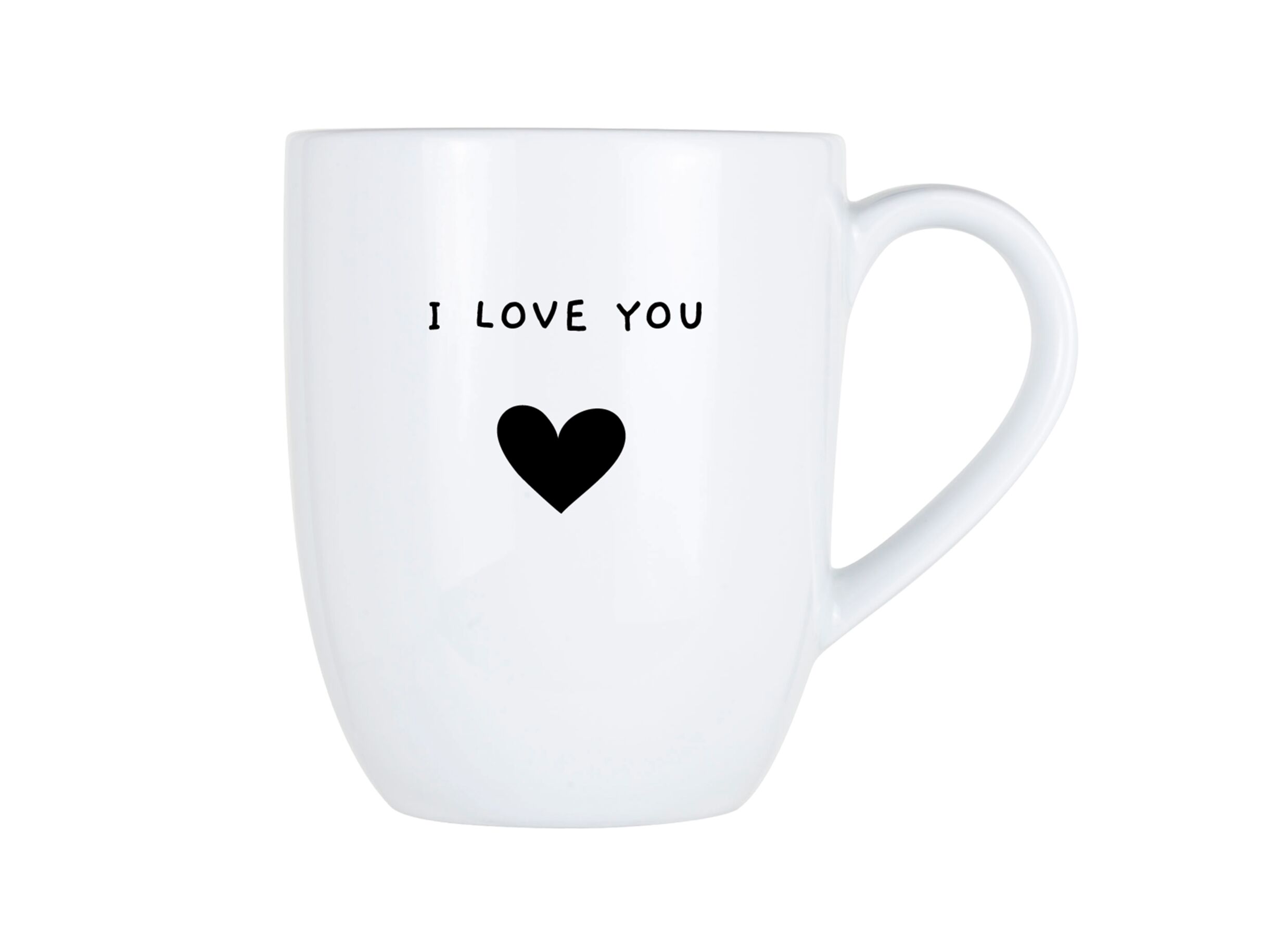 Hoofdfoto - Mok Cosy I Love You 53cl - porselein - wit