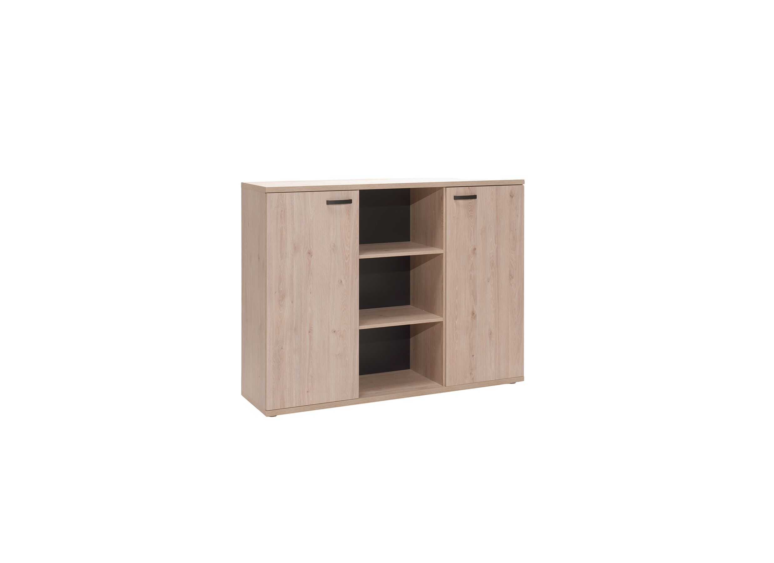Opbergkast Rio 160x40x117cm - melamine - lente eik