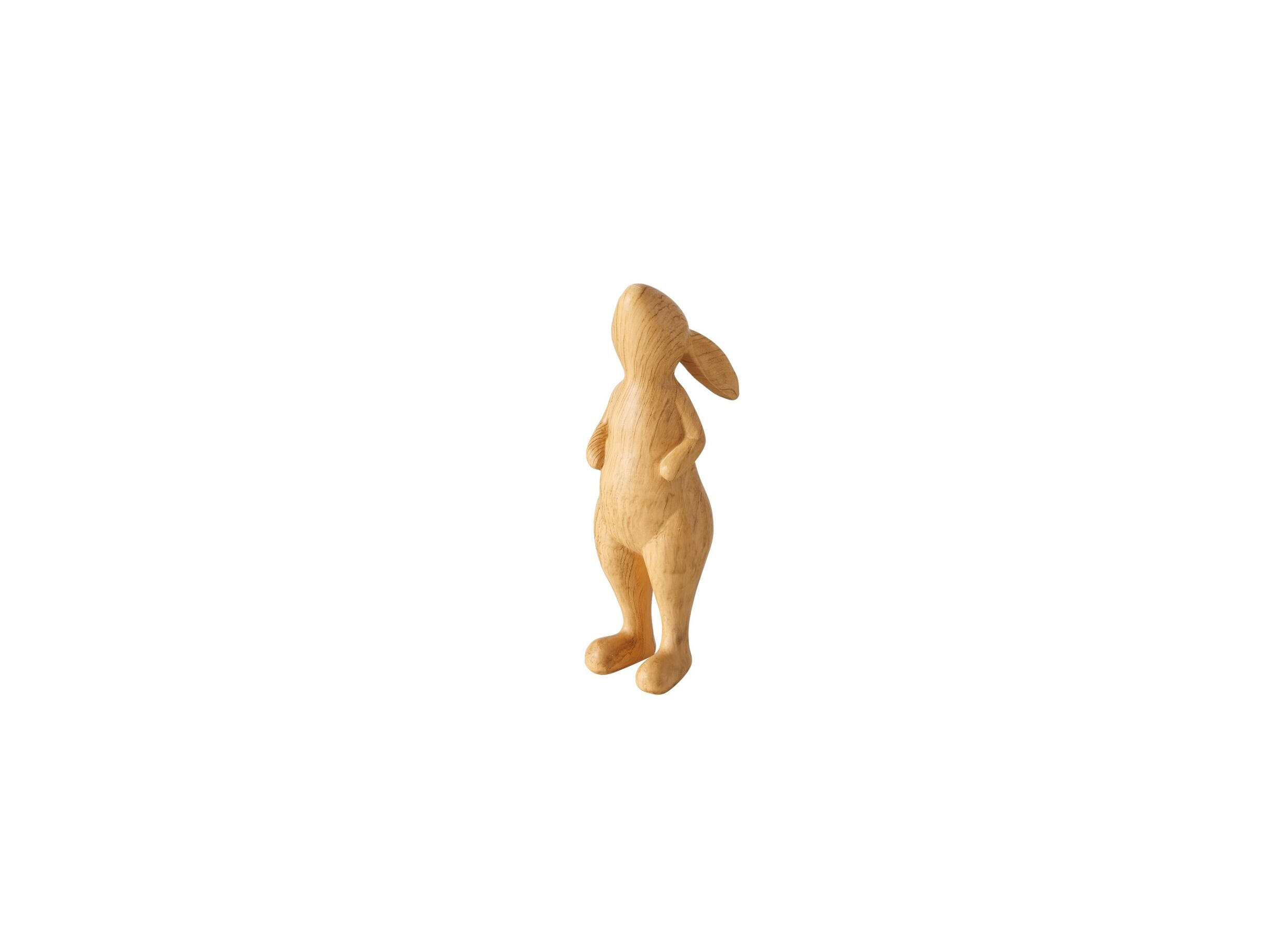 Aperçu - Figurine Yoga Lièvre H13,5cm - polystone - brun