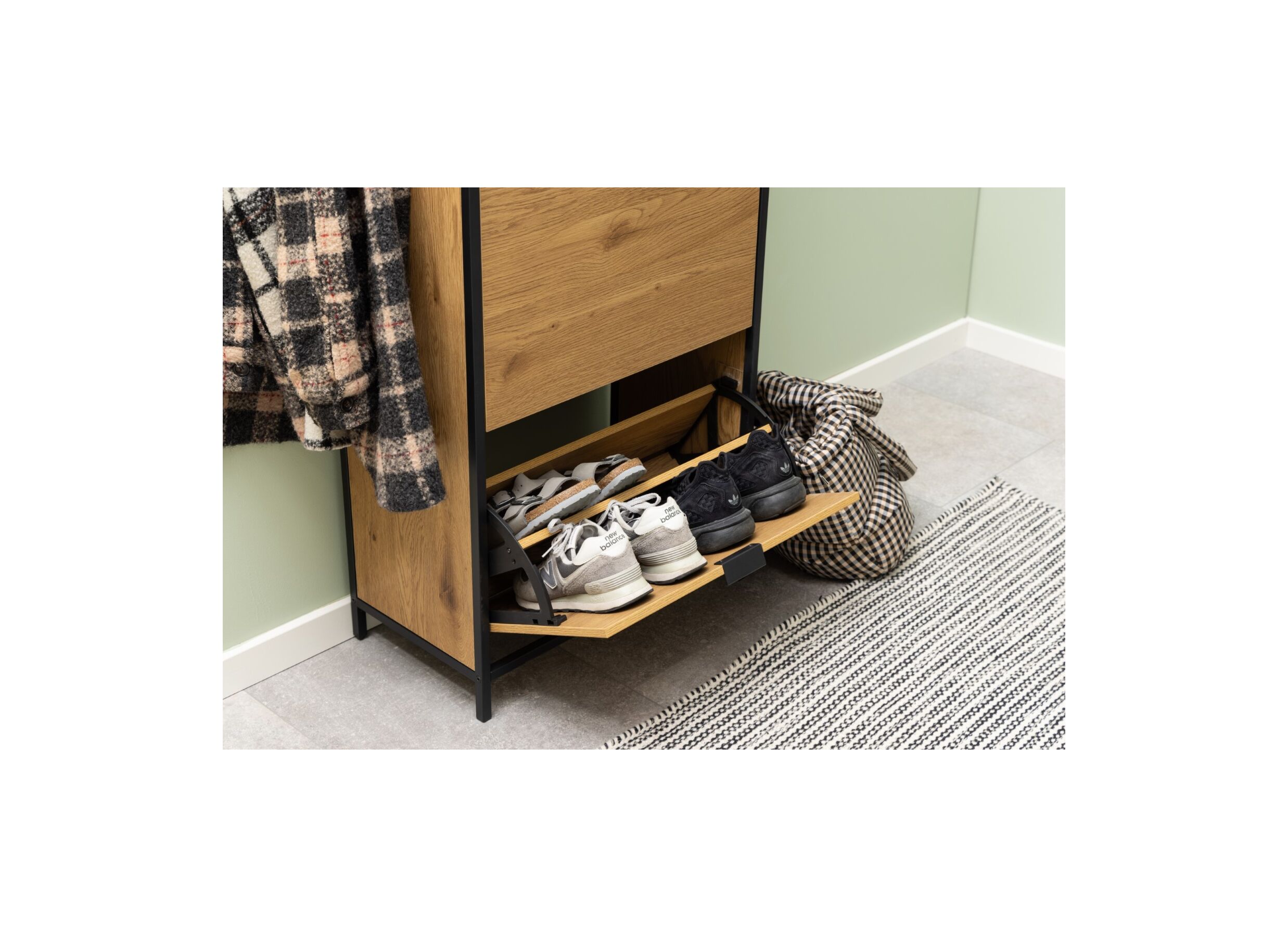 Armoire à chaussures 56x30x129cm