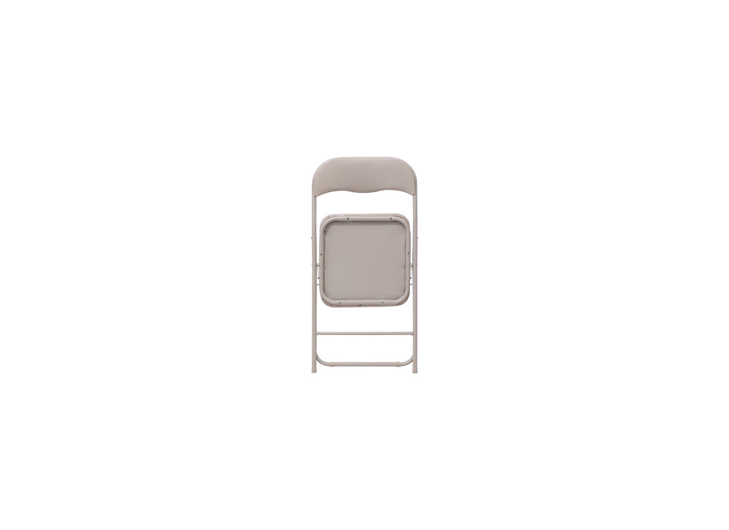 Overzichtsfoto - Klapstoel ZH43cm - metaal & PVC - beige