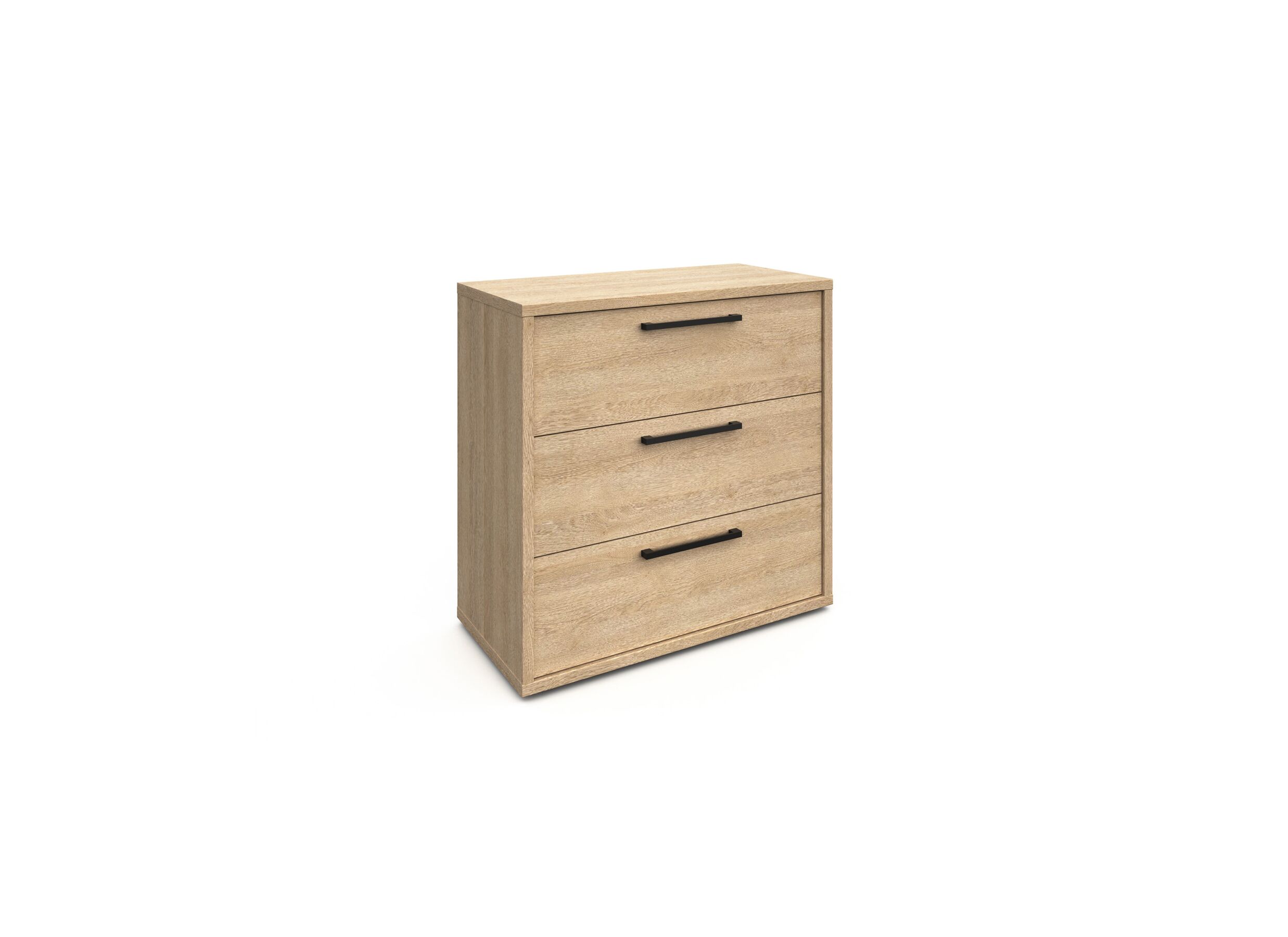 Hoofdfoto - Commode Tessa 90x44x89cm - melamine - zand eik