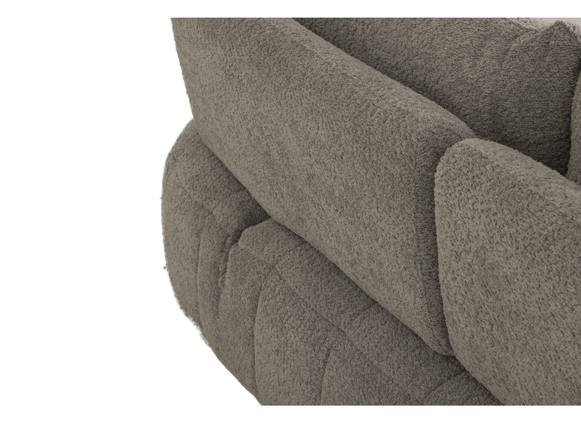 Detailfoto - Zetel Lepanto 2,5-zit - stof - silver grey