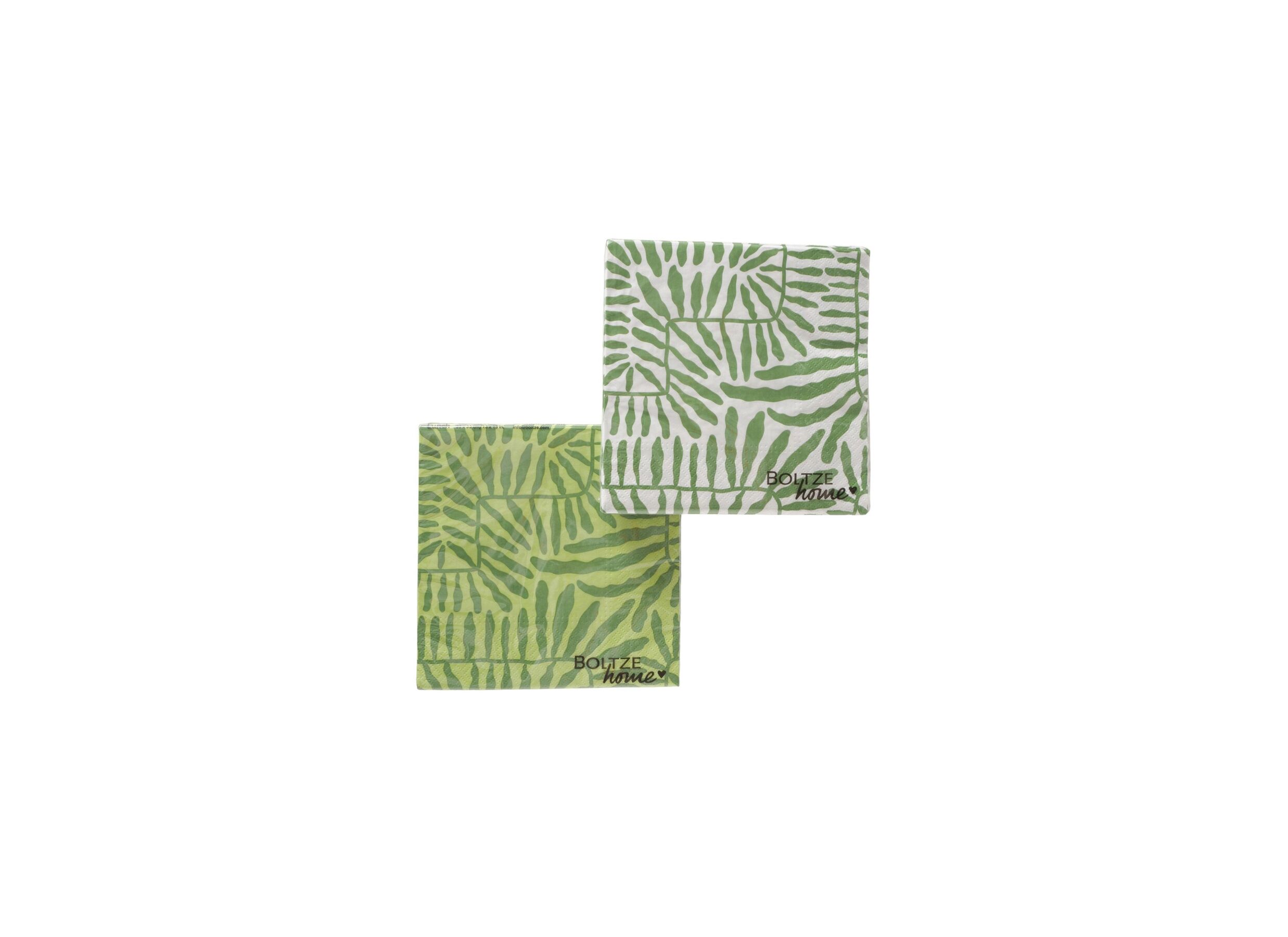 Serviette Blade 17x17cm - papier - groen 20 stuks - Serviette Blade 17x17cm - papier - vert 20 pièces
