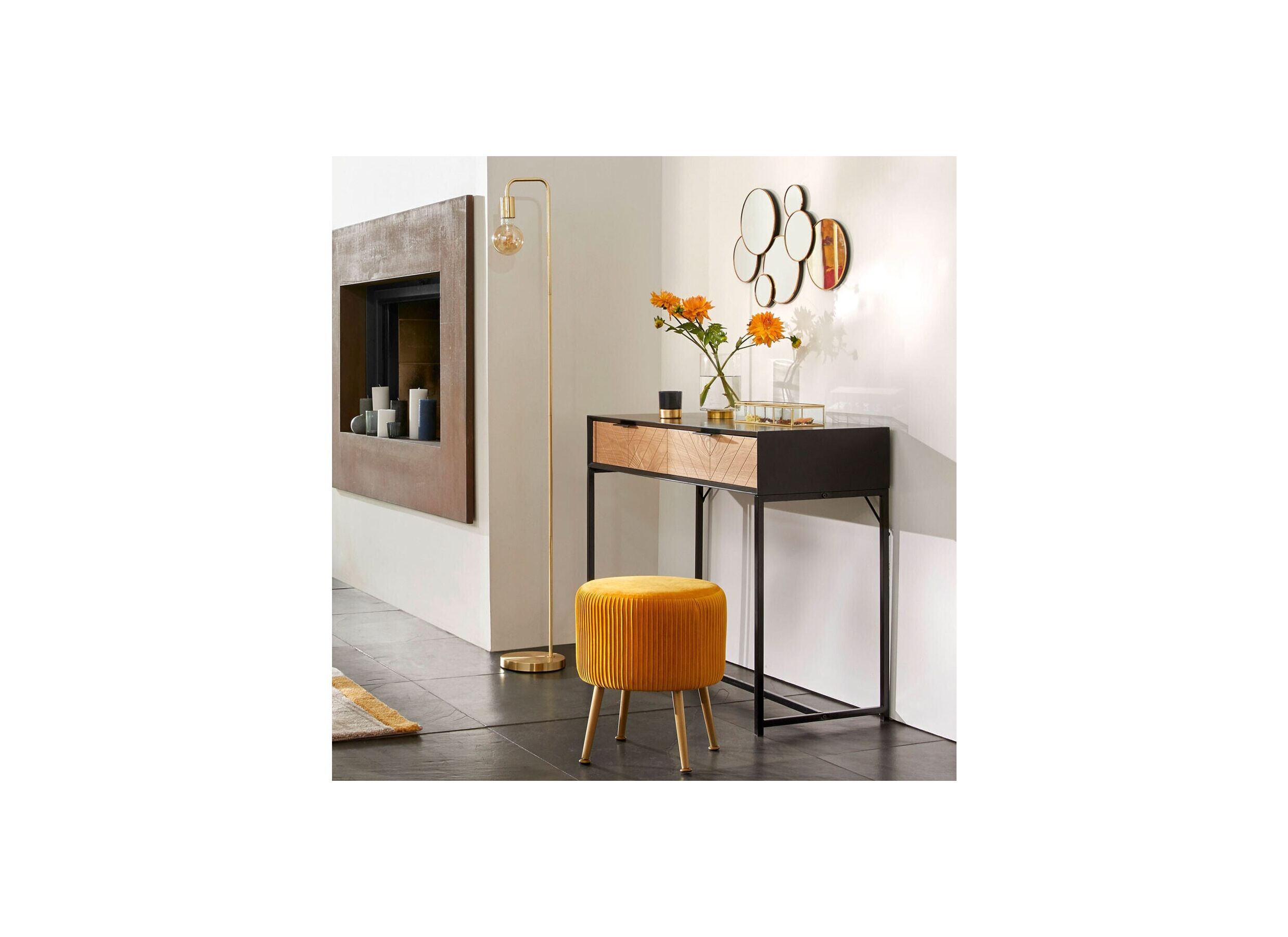Foto ambiance - Lampadaire Keli H150cm