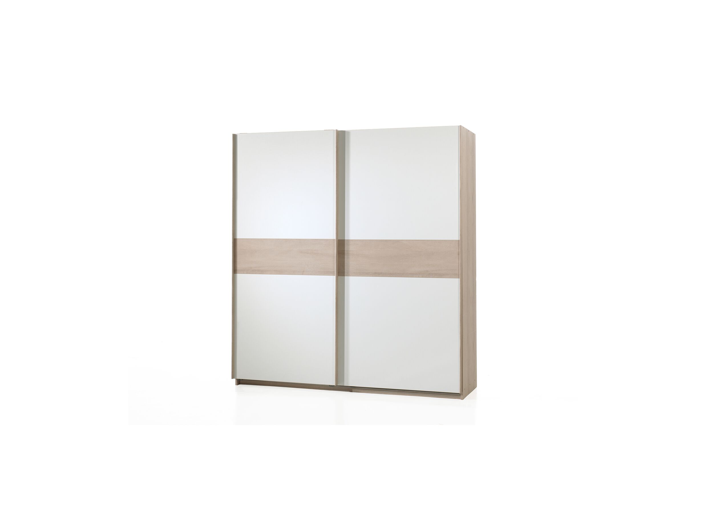 Armoire à portes coulissantes Delia 200cm - Armoire à portes coulissantes Delia 200cm - décor - chêne de rivière