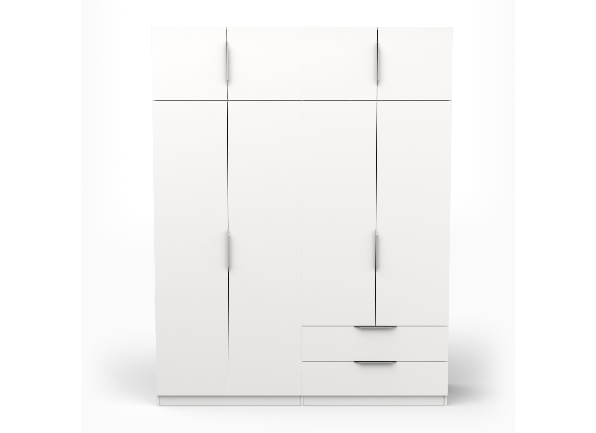 Kleerkast Ghost 157cm - decor - wit