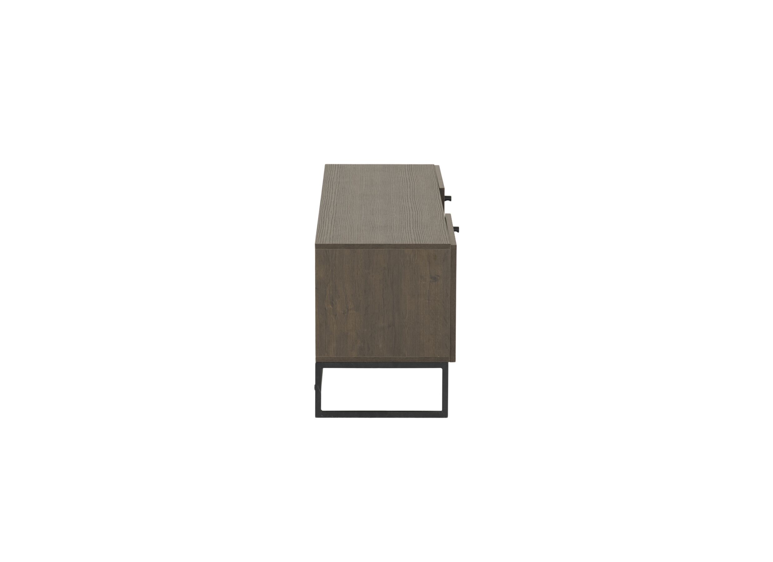 Overzichtsfoto - Tv-meubel Vadis 134x38x48,5cm - melamine - donkerbruin