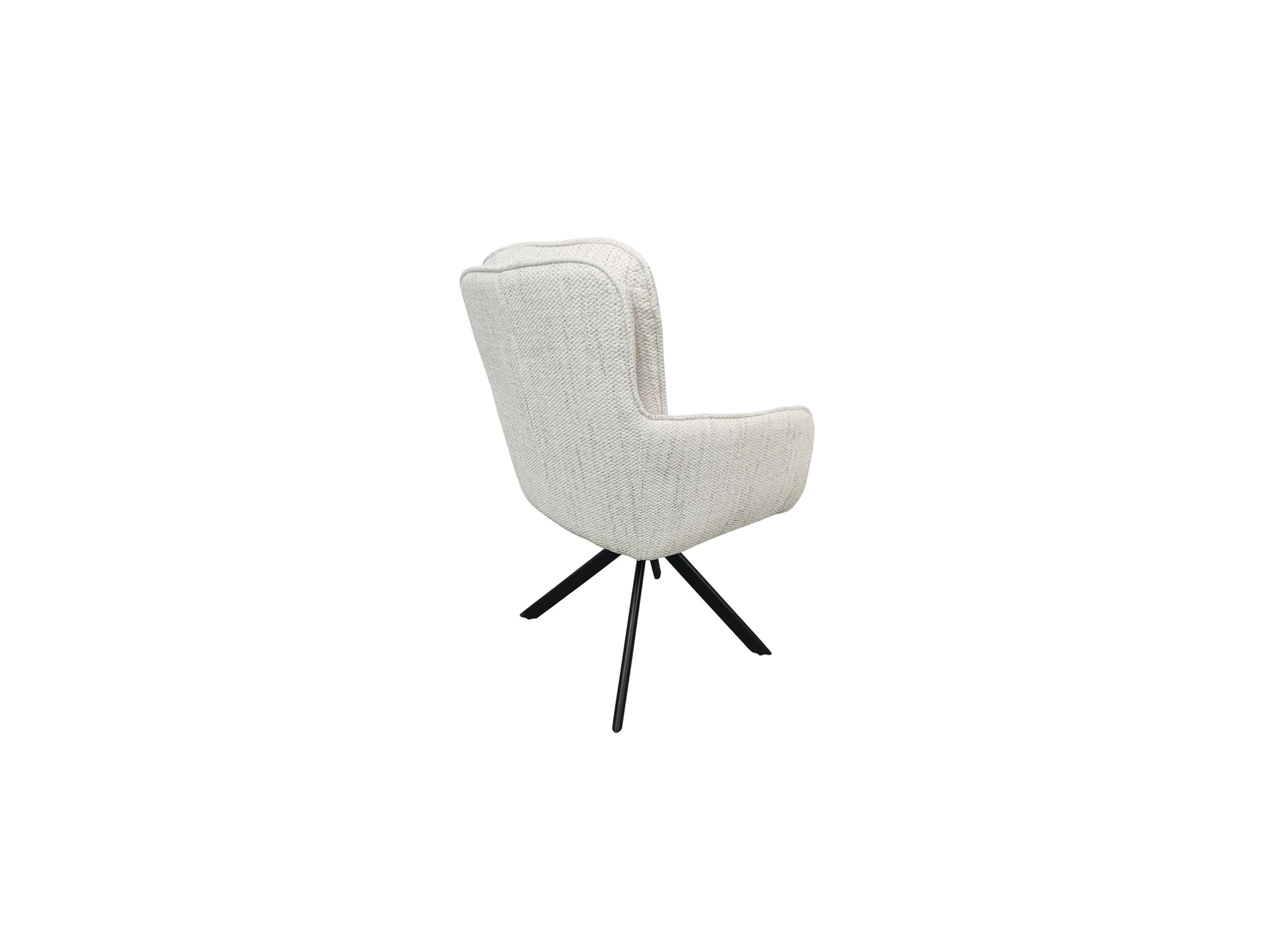 Aperçu - Chaise pivotante Kingsley 60x65x92,5cm - fibre polyester - beige