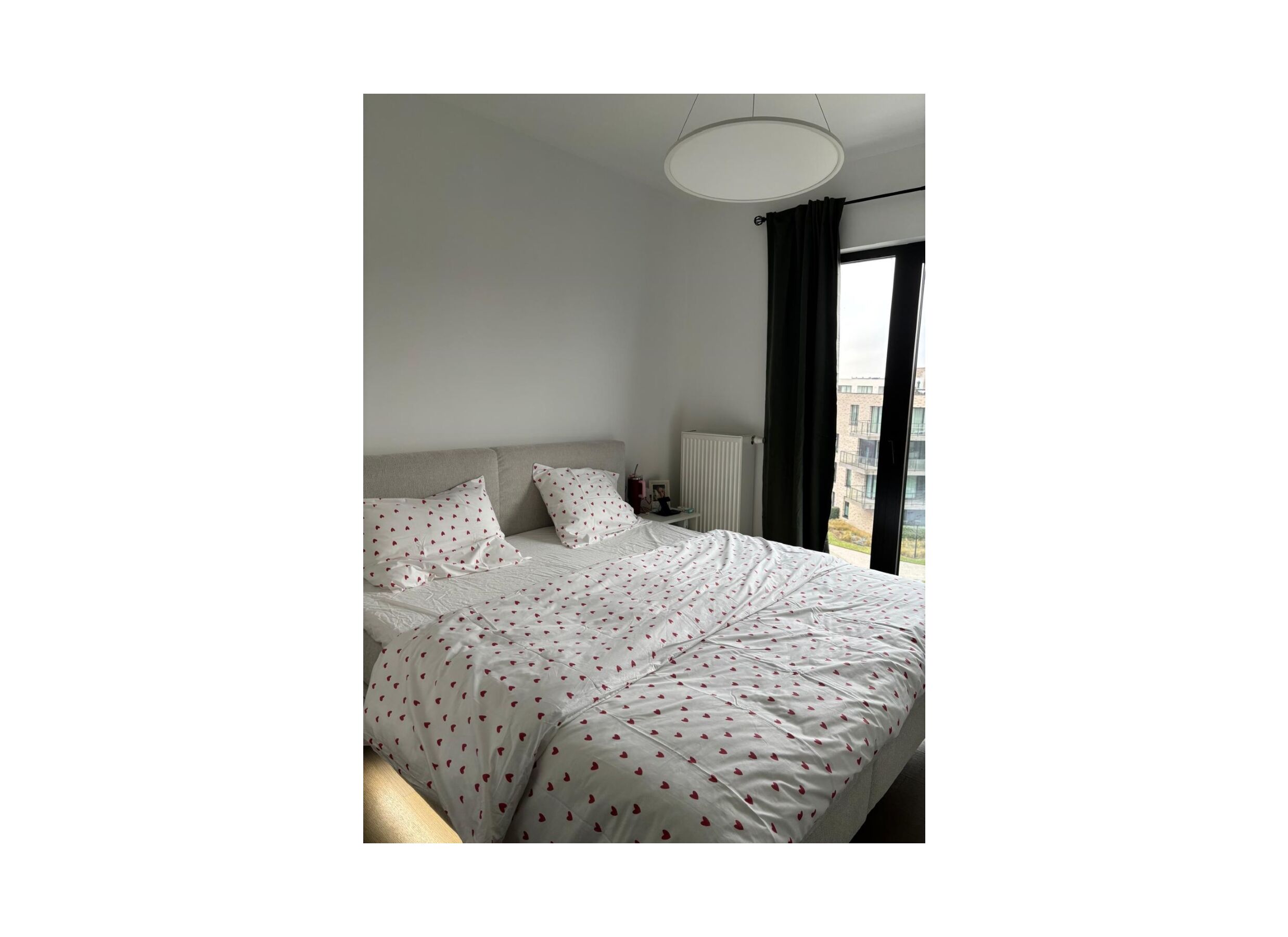 Plus Important - Housse de couette 240x200/220cm - cotton - hearts red
