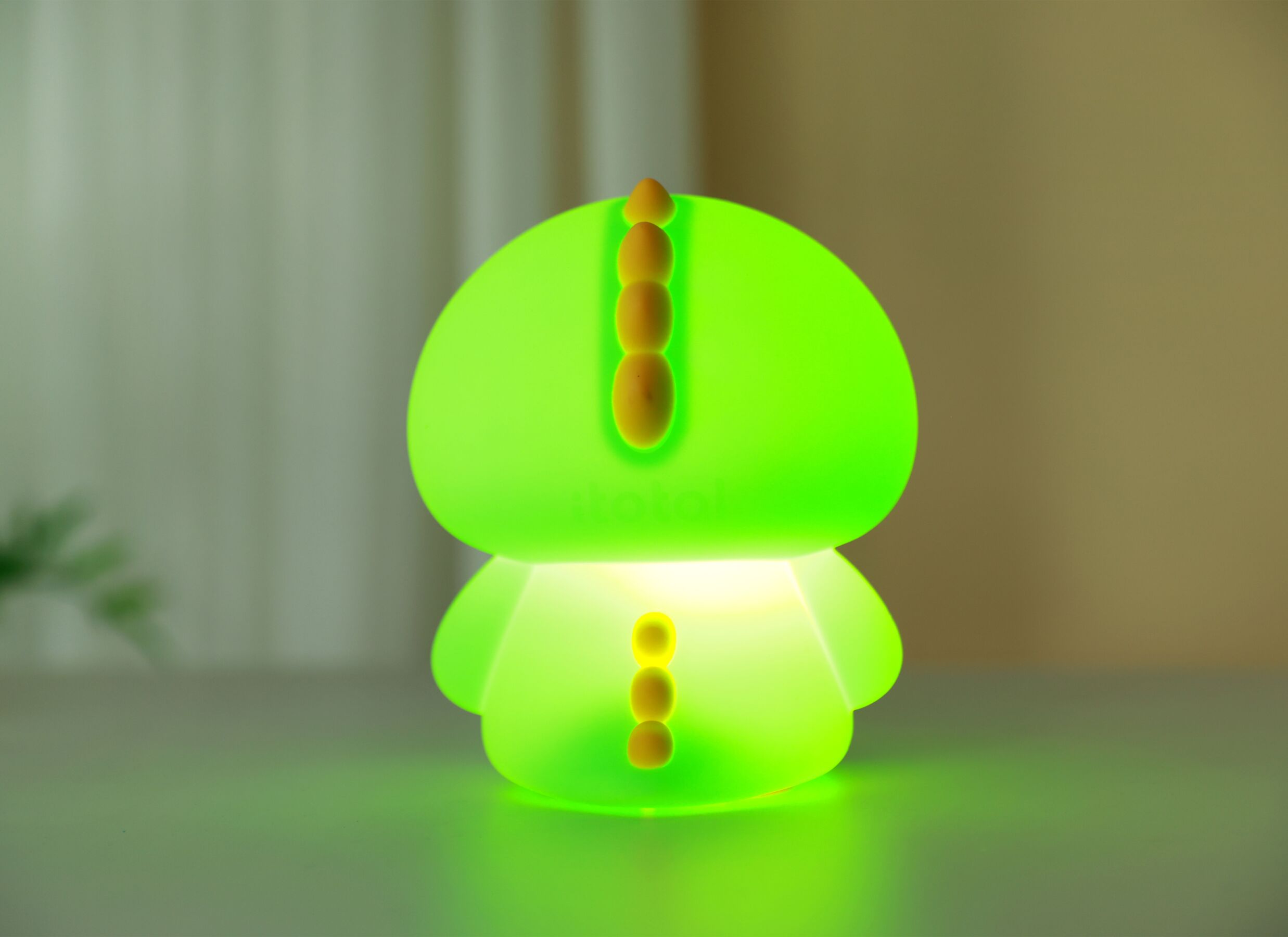 Sfeerfoto - Nachtlampje Silicon Hello Dino