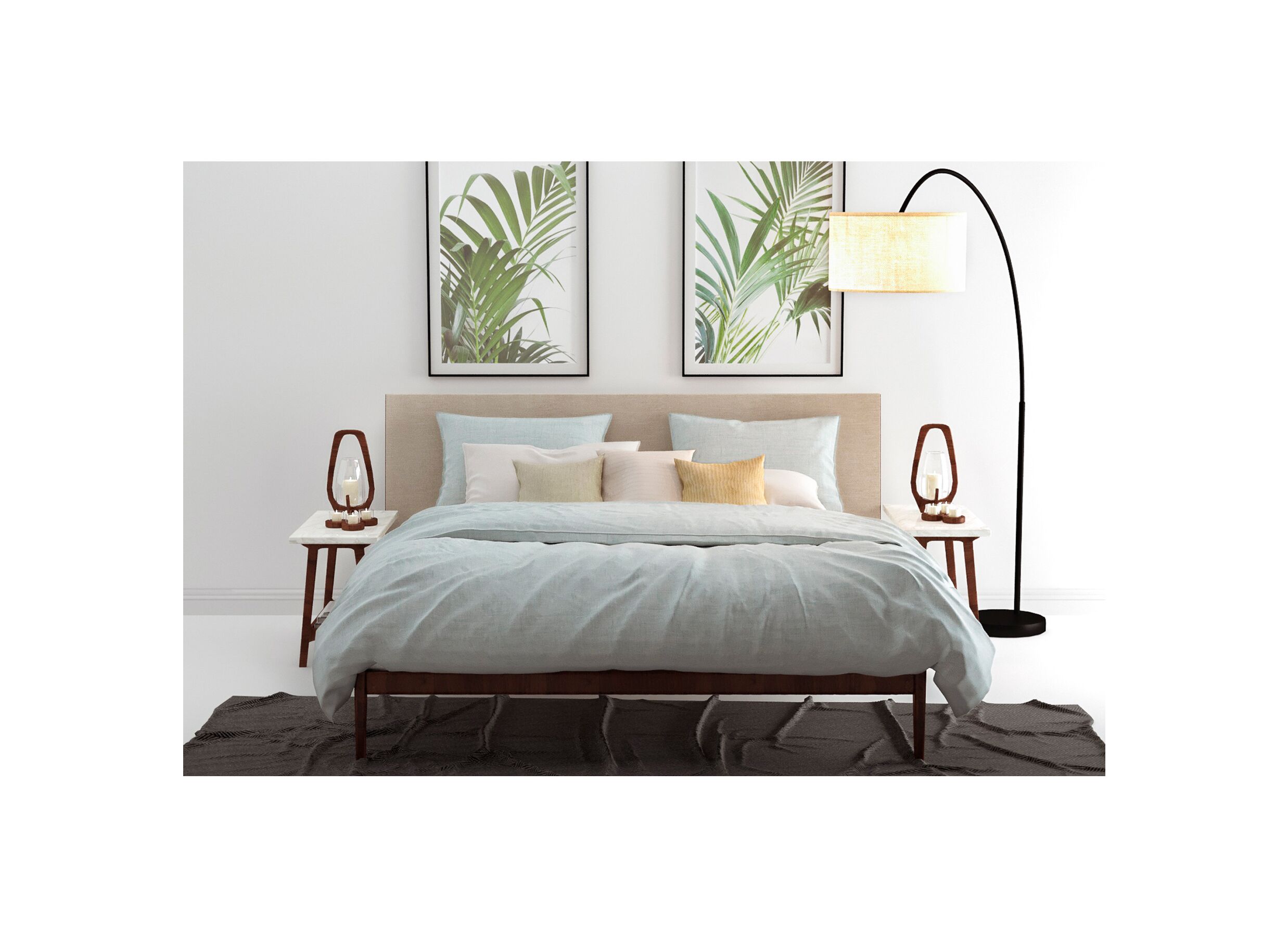 Foto ambiance - Housse de couette 260x240cm coton