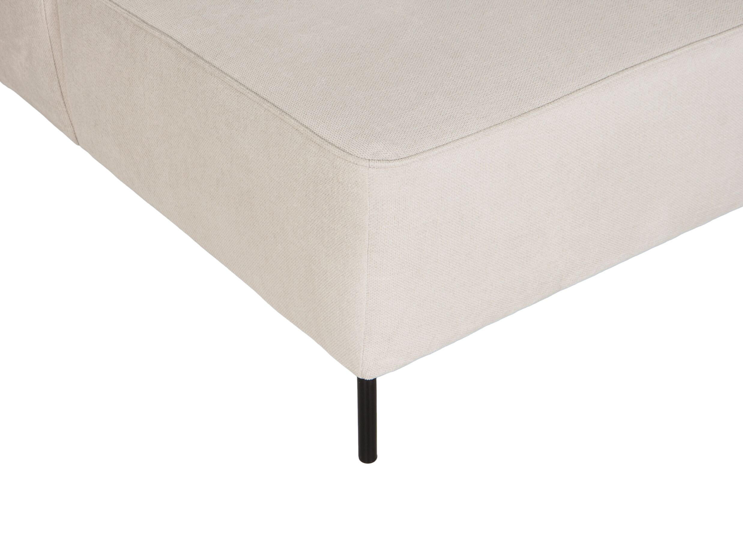 Detailfoto - Hoeksalon Lund 370x278cm - stof - beige