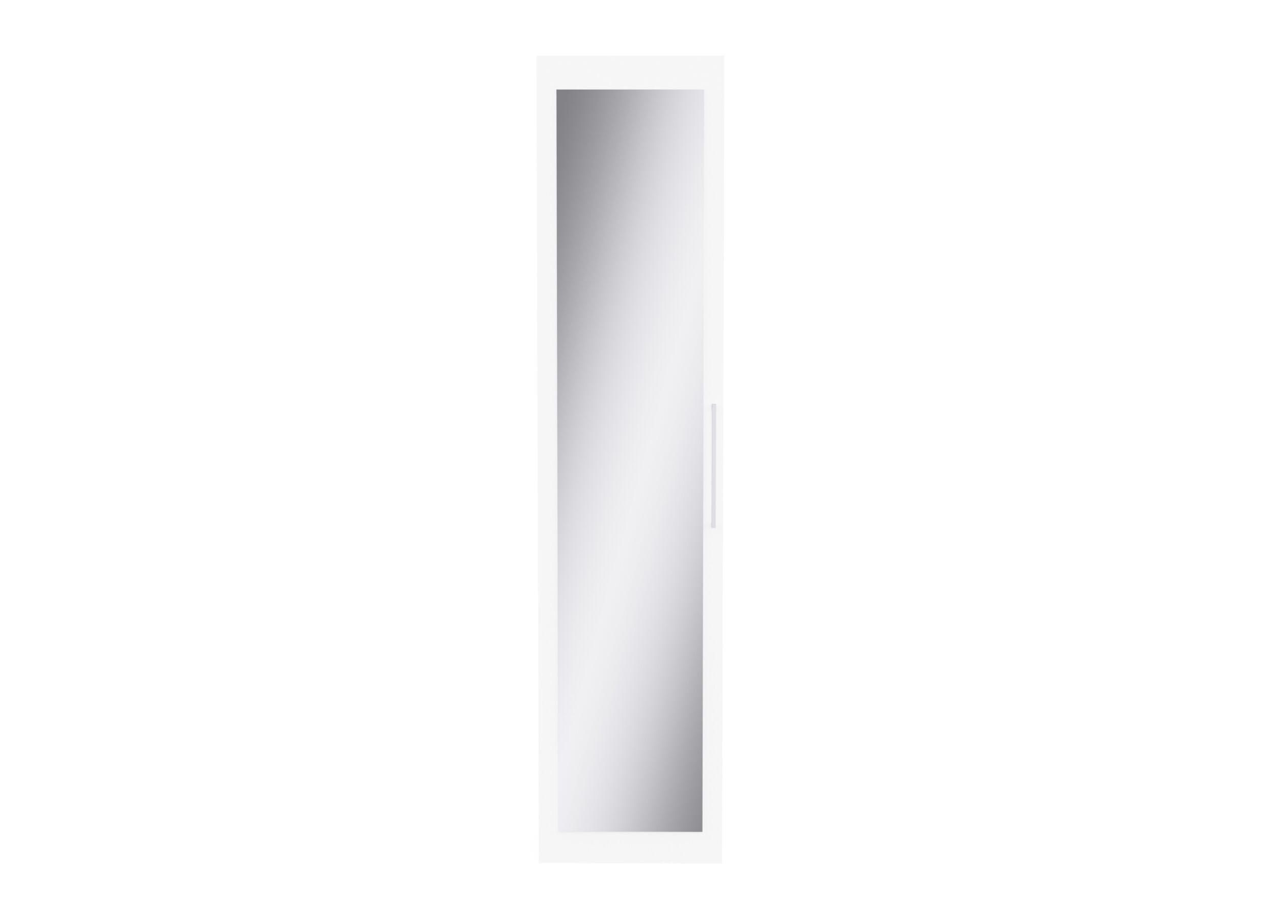 Aperçu - Dressings sur-mesure Porte miroir Inspira 49,8cm - décor - blanc