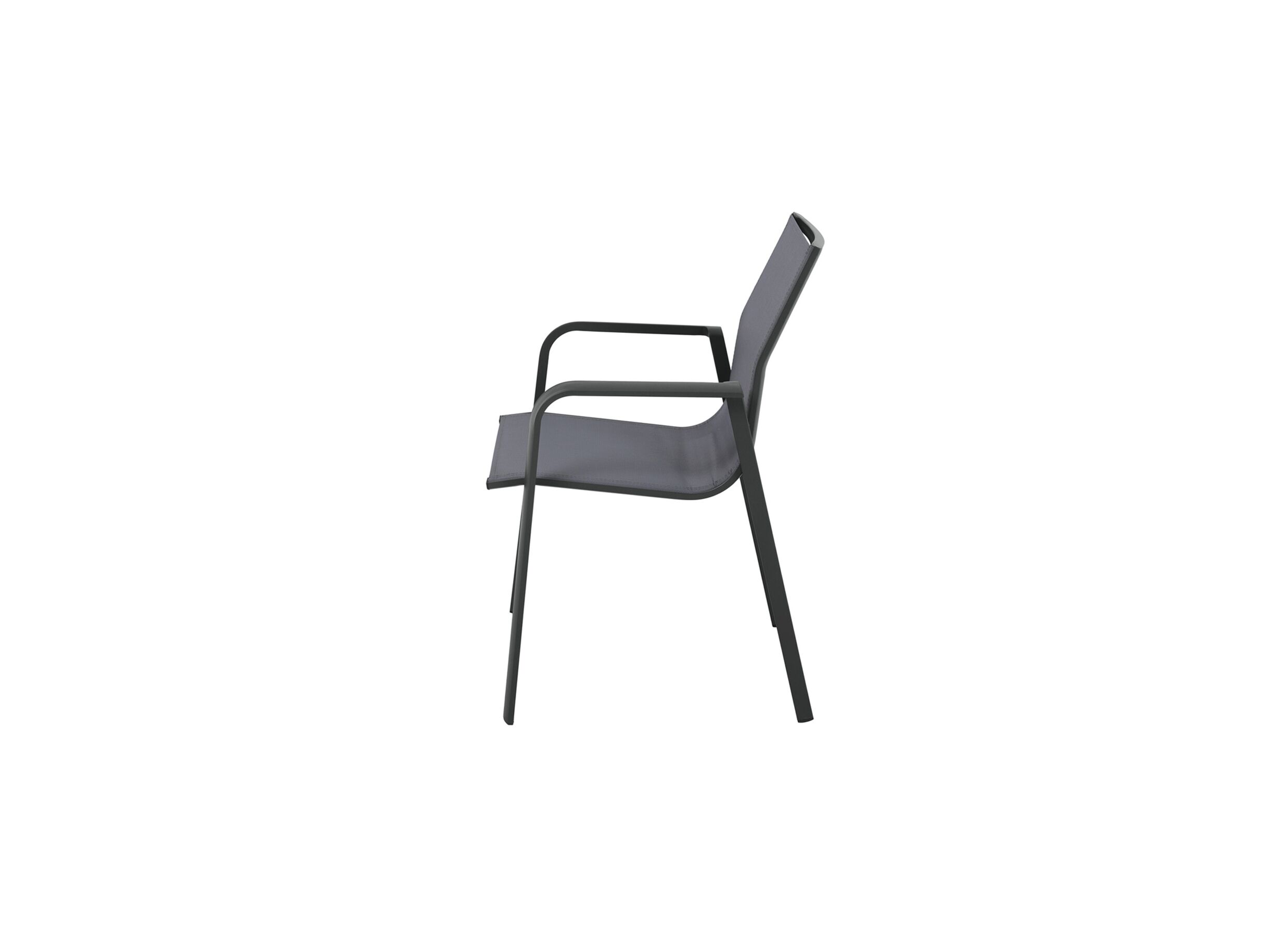 Aperçu - Chaise de jardin Party aluminium anthracite