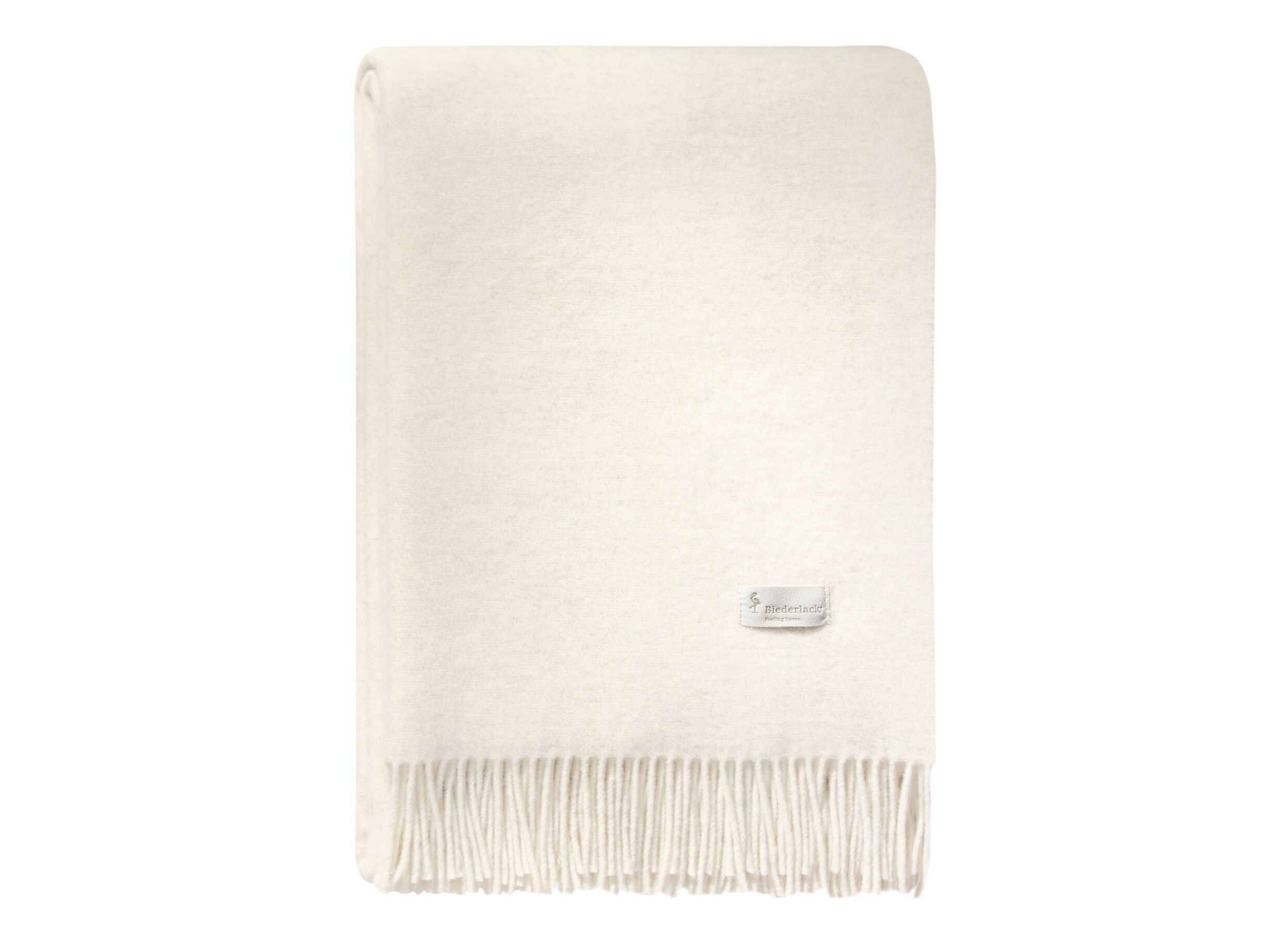 Plaid Marmor-Stone 150x200cm - kasjmier & wol - wit - Plaid Marmor-Stone 150x200cm - cachemire et laine - blanc