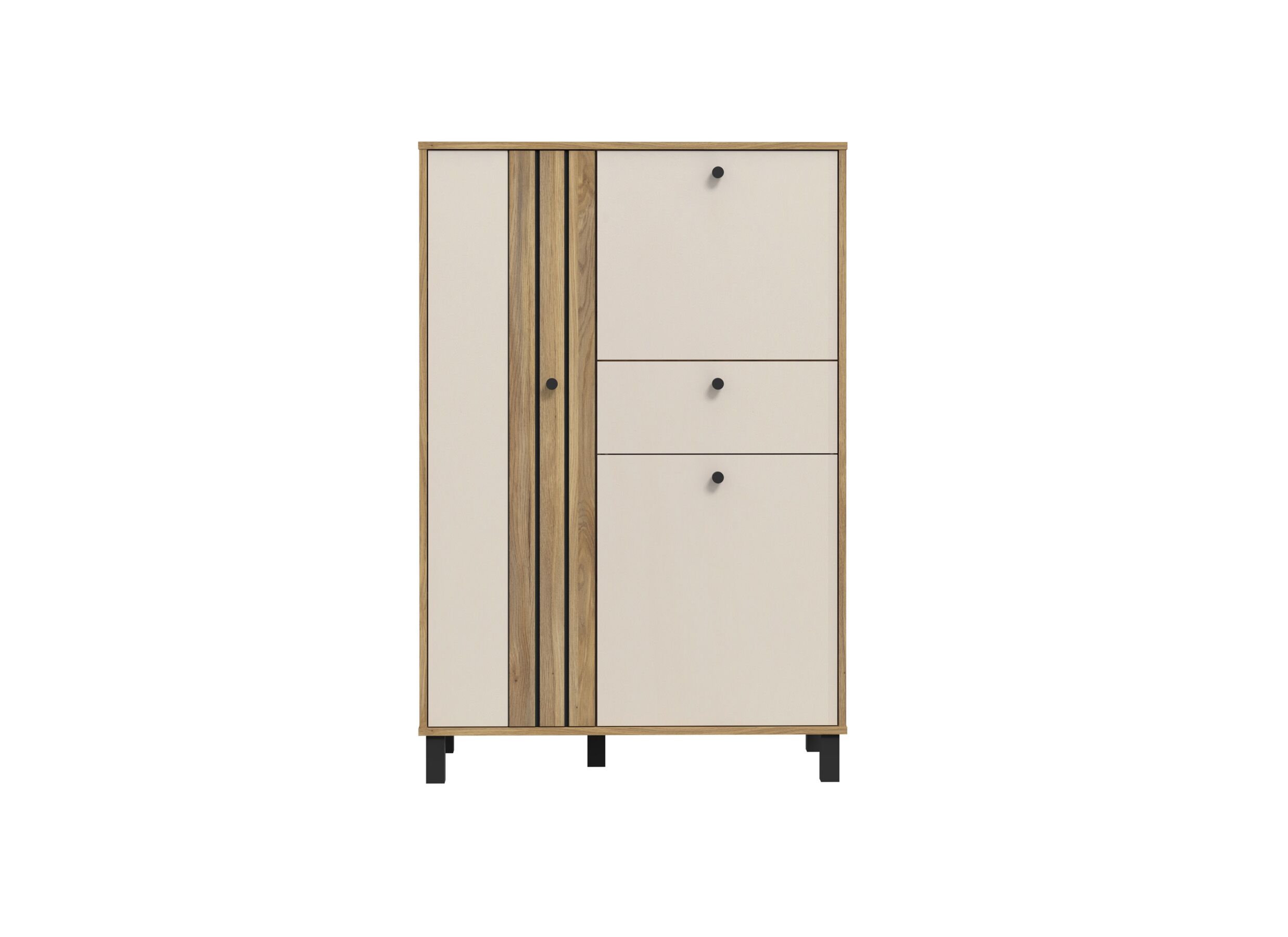 Aperçu - Meuble Bar Killarney 88cm - décor - mauvela oak/sand