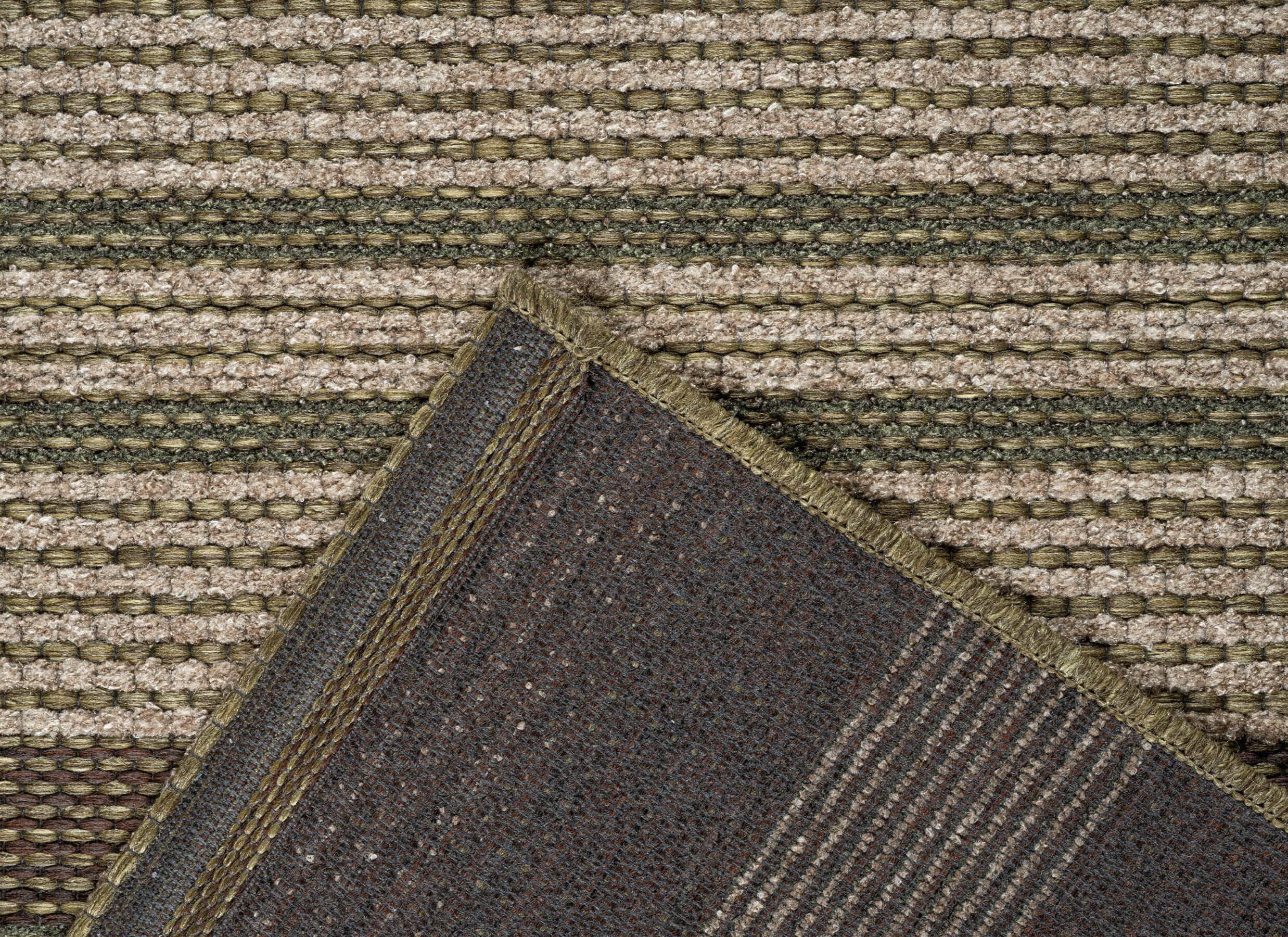 Detail - Tapis Makabi 280x380cm - polyester & polypropylène - multicolor