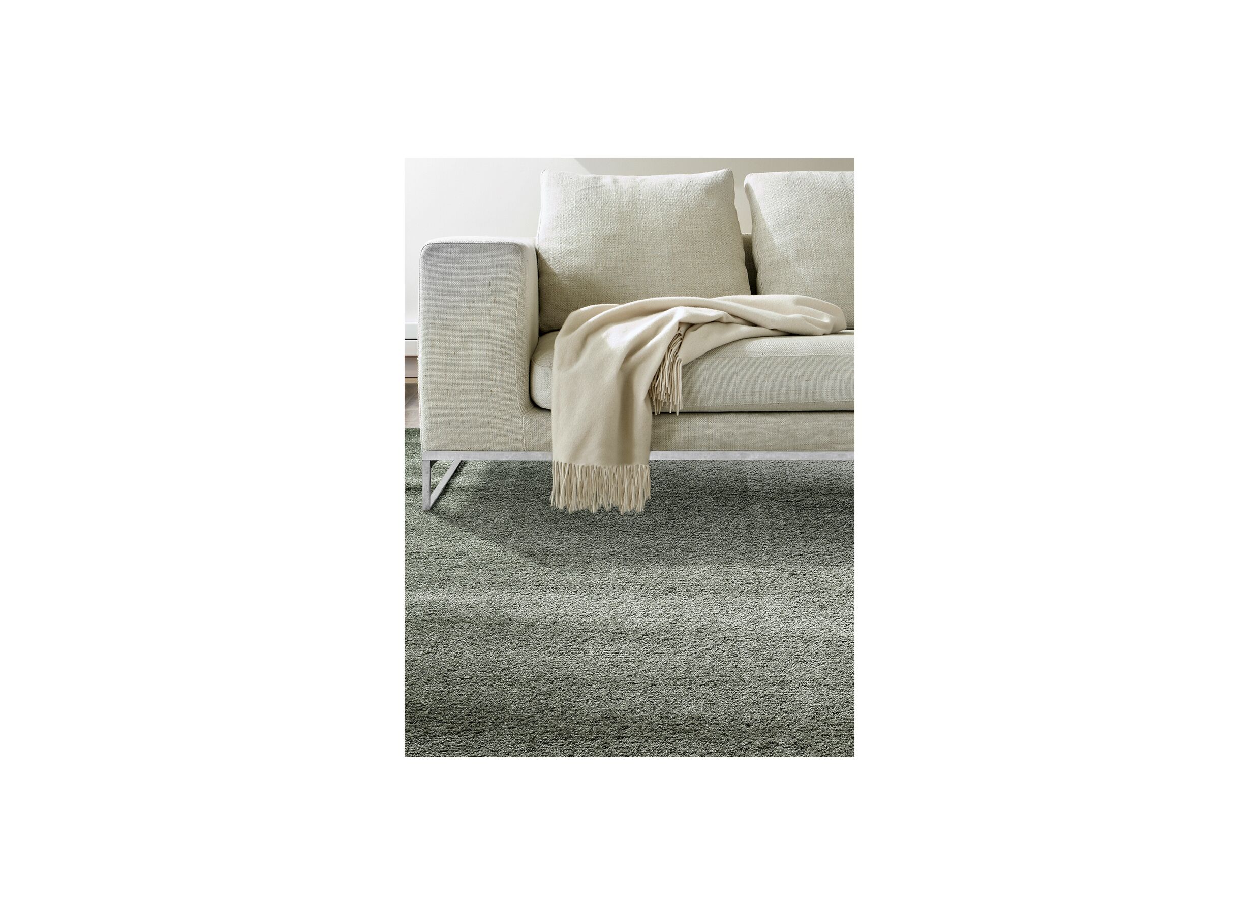 Tapijt Spirit 280x380cm - polyester - middengrijs