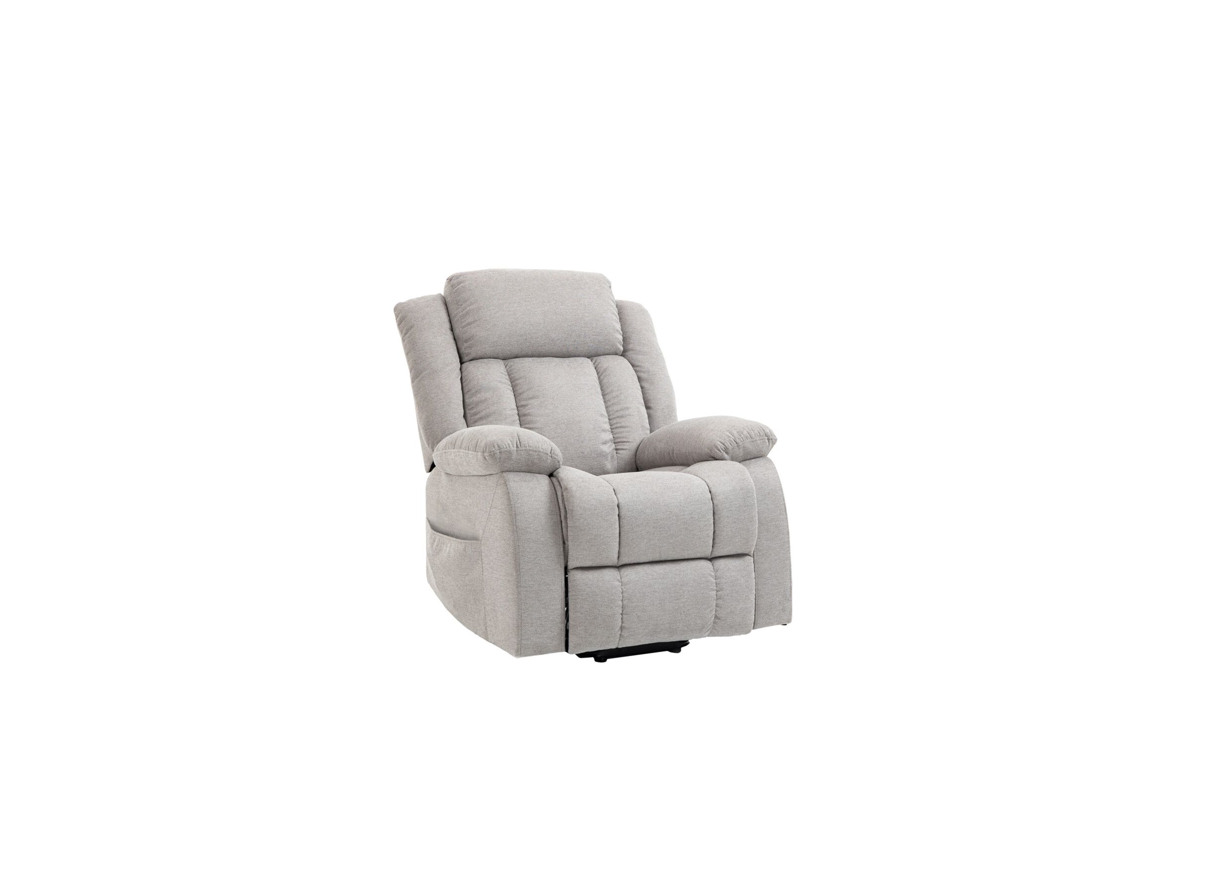Fauteuil relax Eirene électrique tissu argent - Fauteuil relax Eirene électrique - tissu - argent