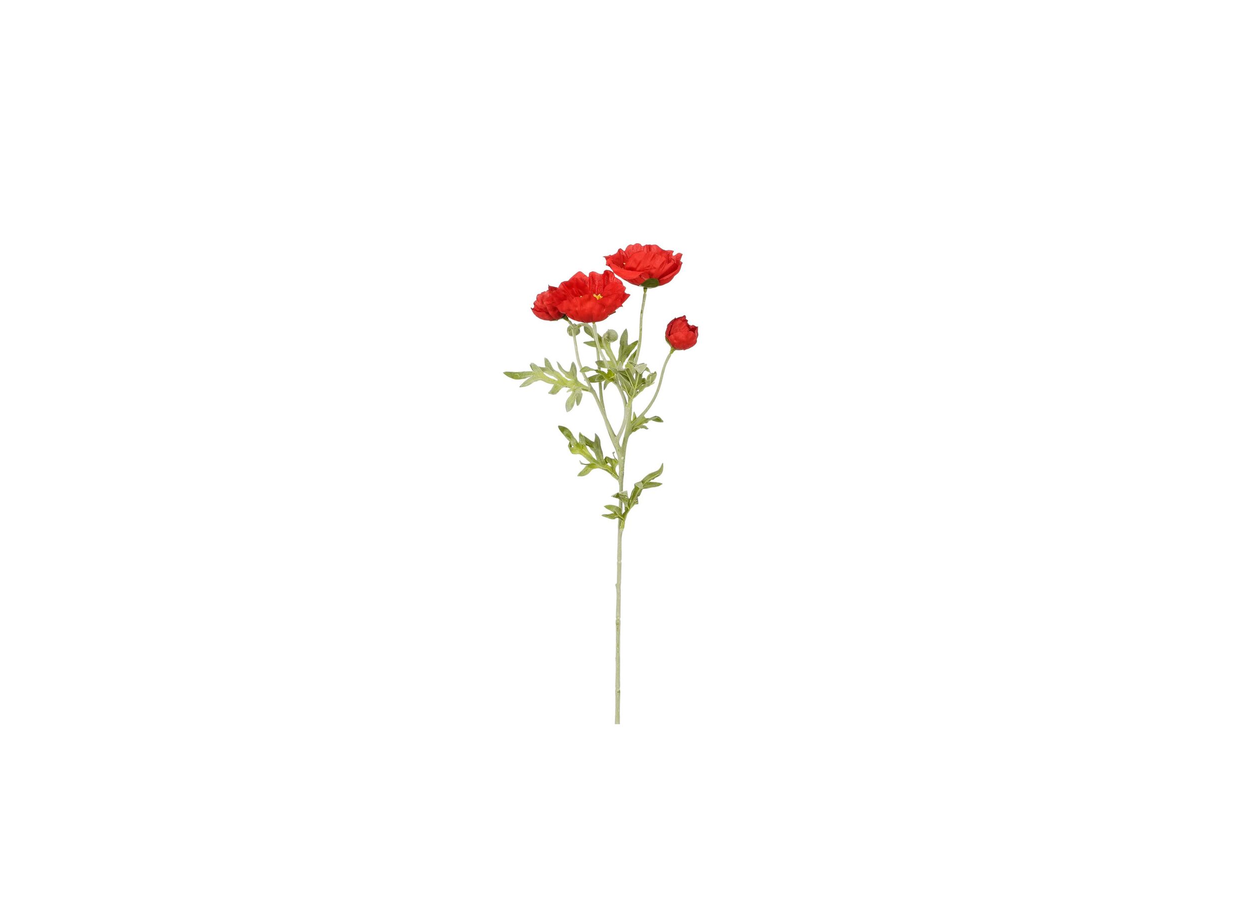 Fleur artificielle Pavot H62cm - Fleur artificielle Pavot H62cm