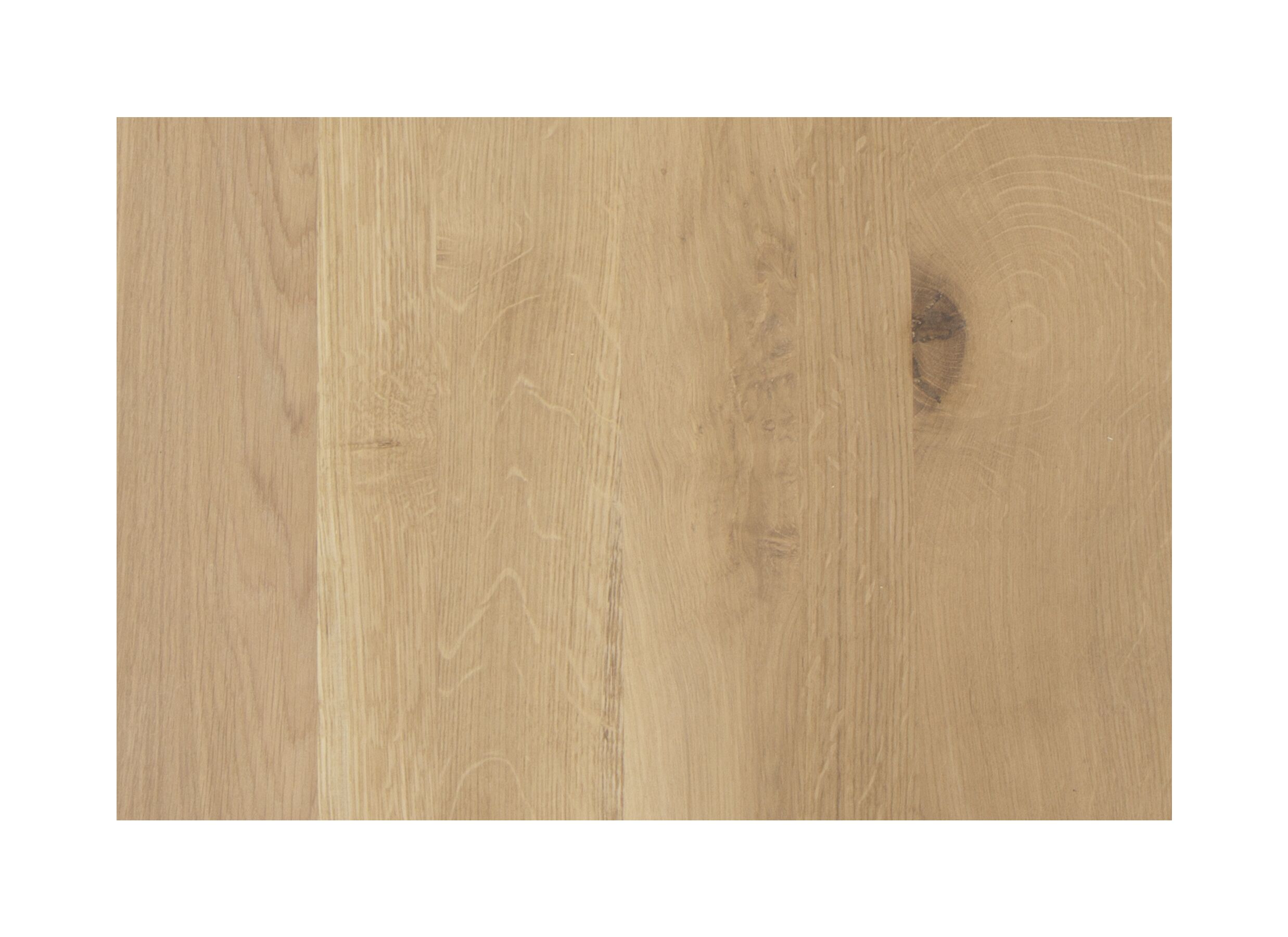 Meuble TV Grimaldi 160cm - chêne massif & décor - naturel
