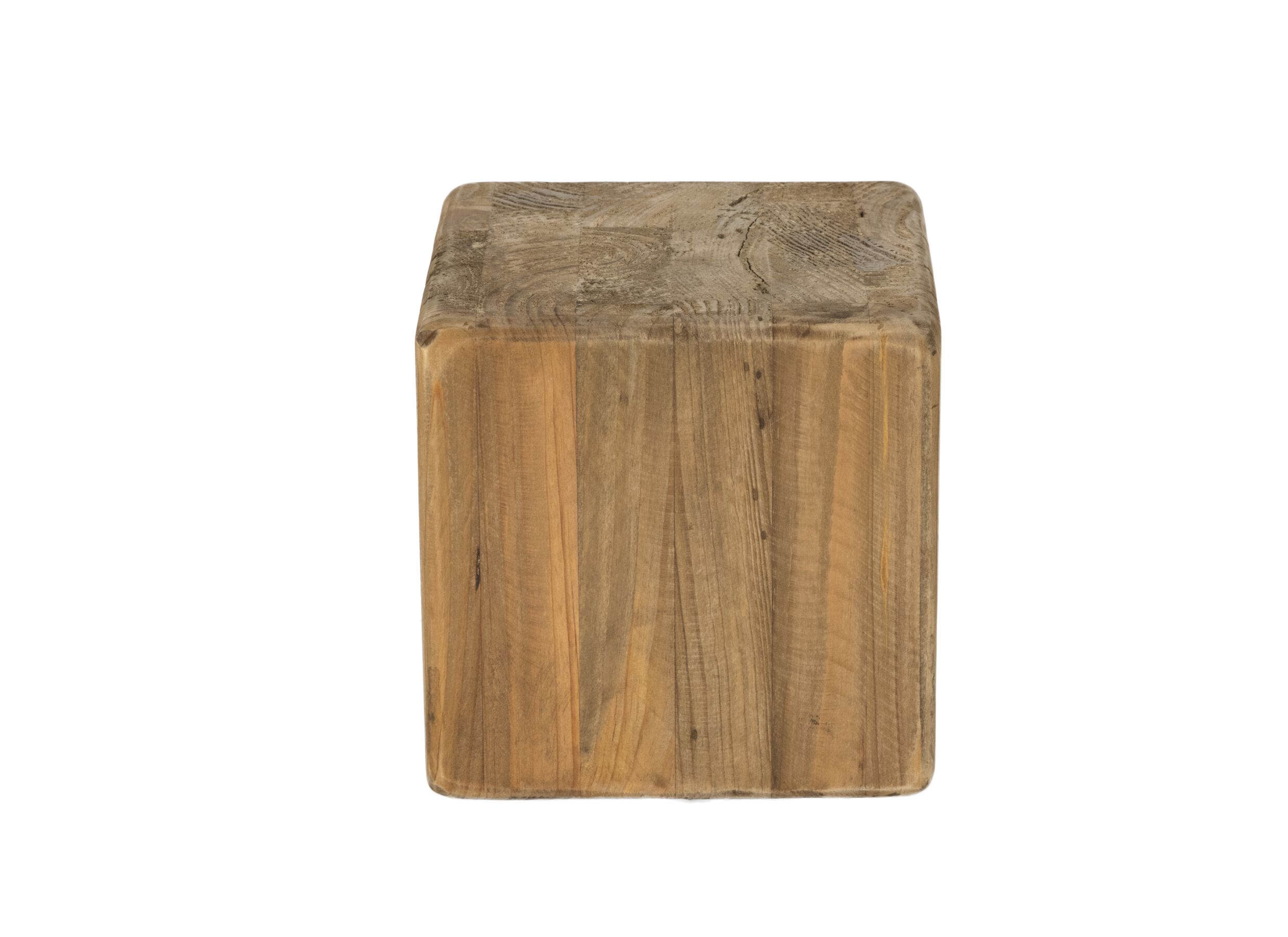Aperçu - Colonne Qubit 15x15x15cm - sapin massif recyclé - naturel