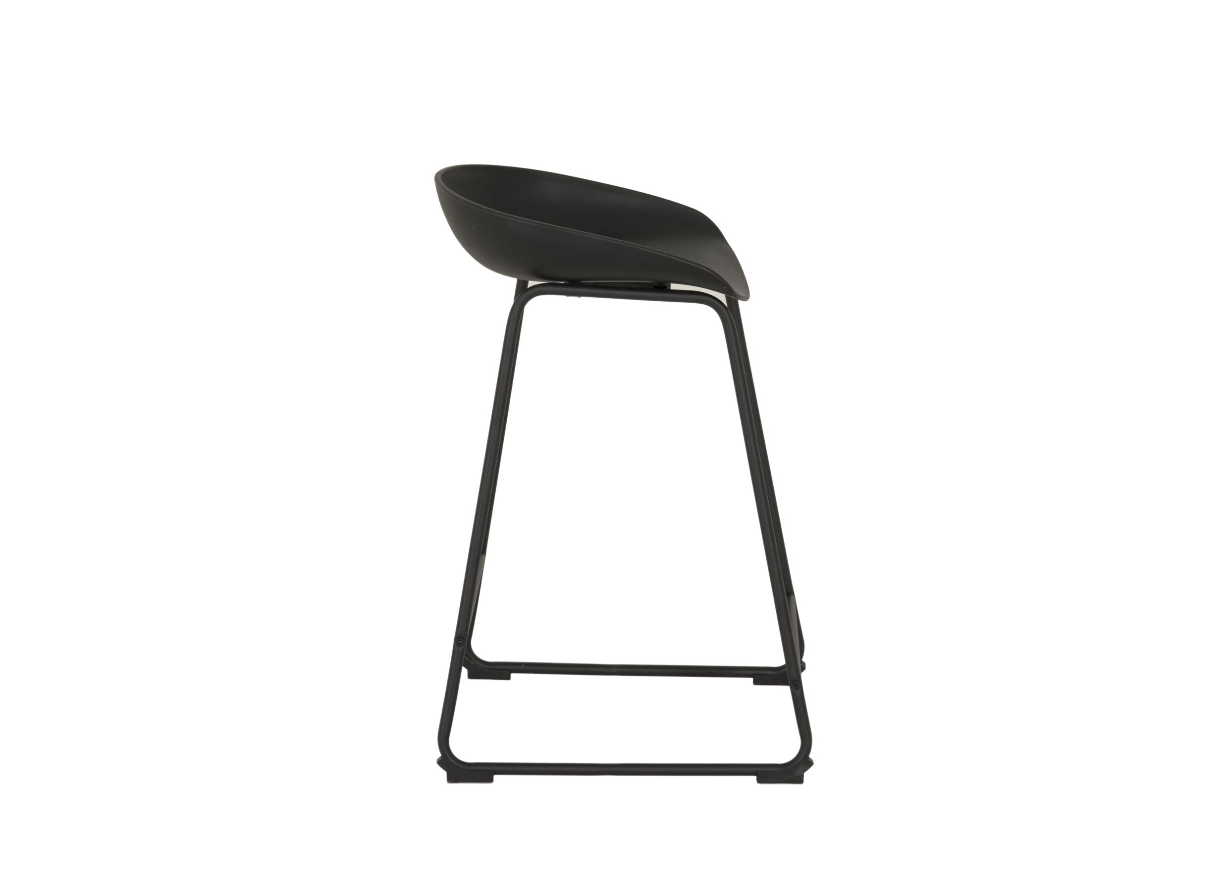 Tabouret de bar Vegas HA65cm - synthétique - noir