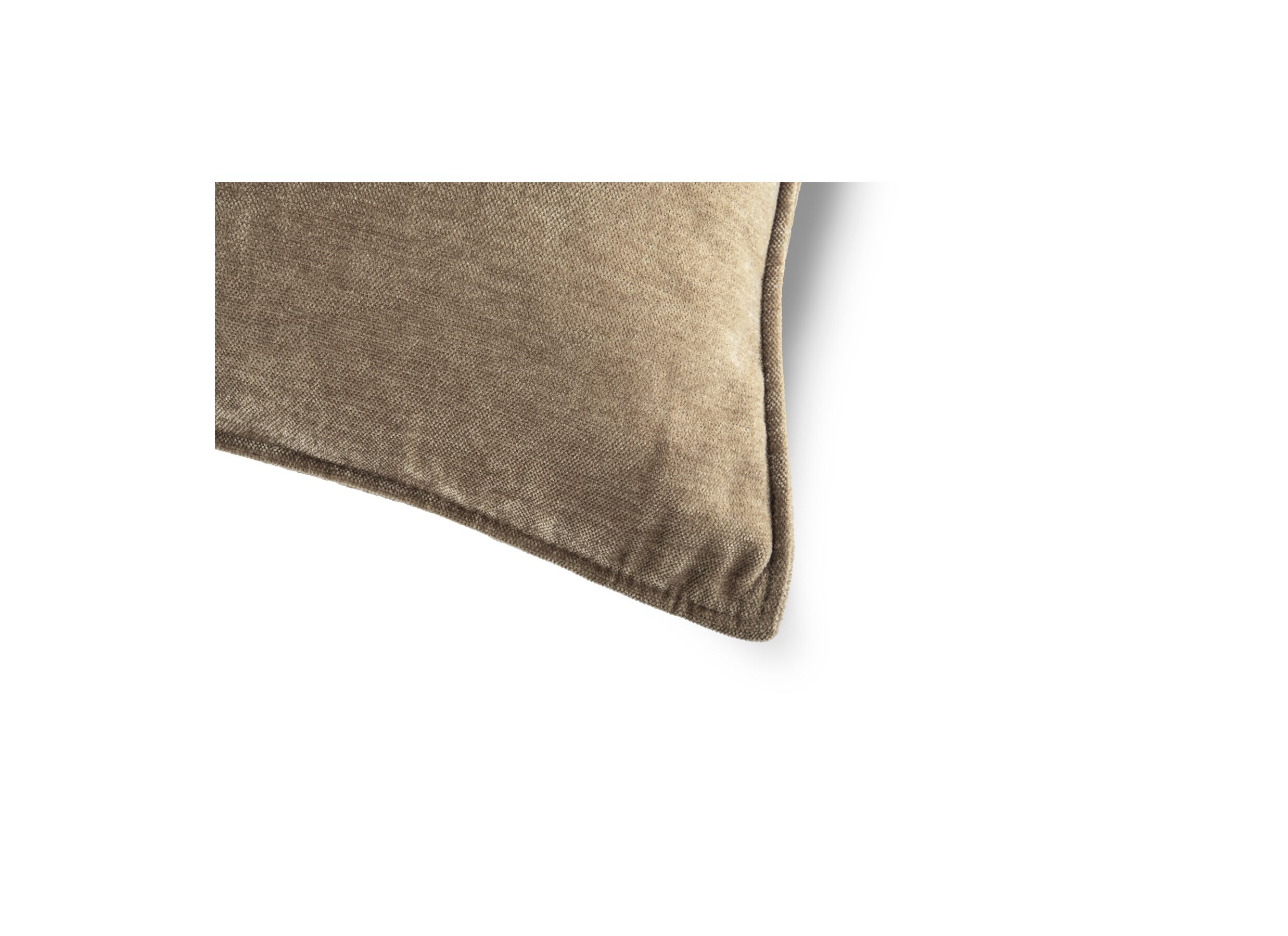 Detail - Coussin Julien 45x45cm - tissu - taupe