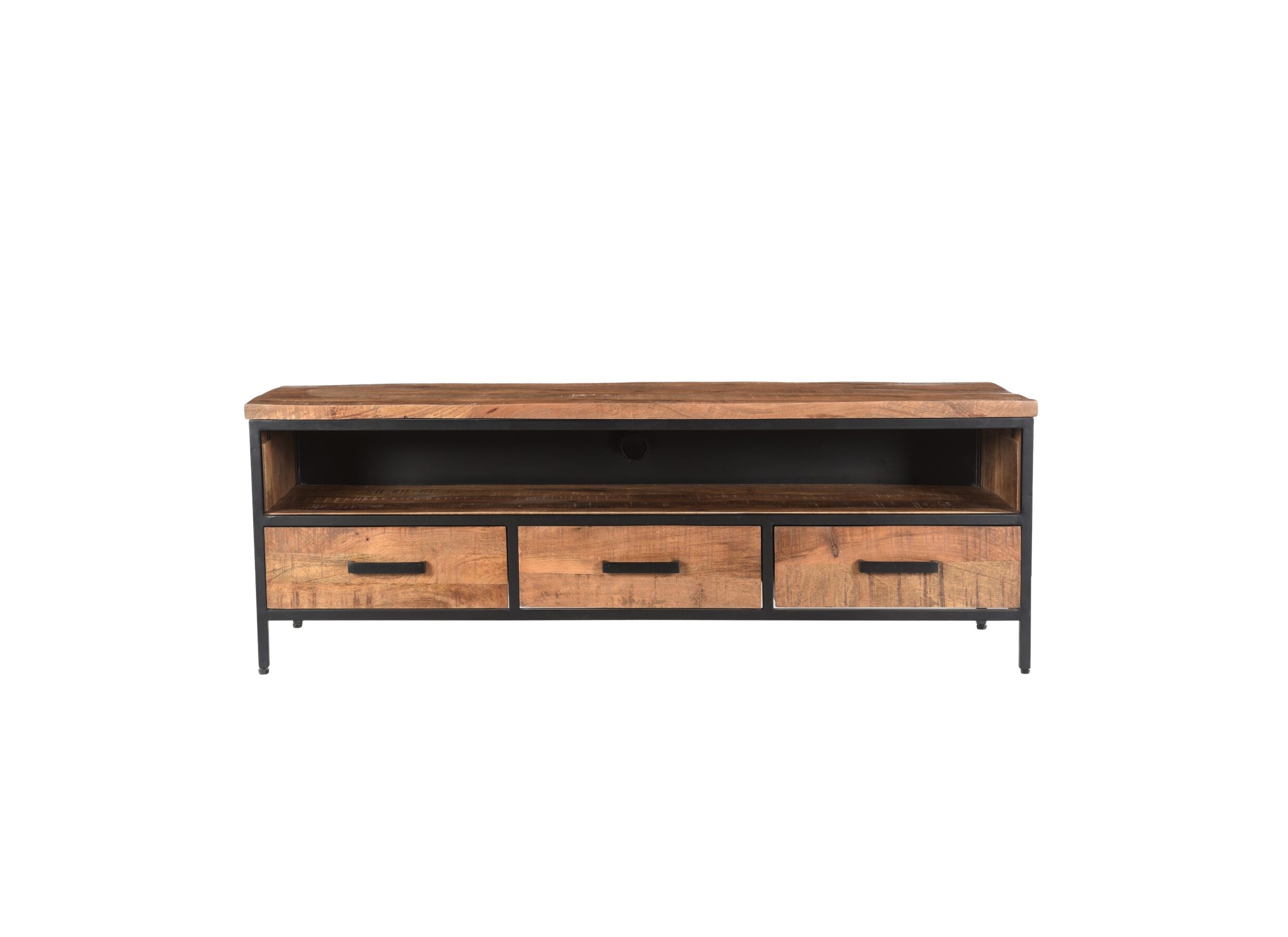 Meuble TV Lia 150cm - manguier massif - naturel