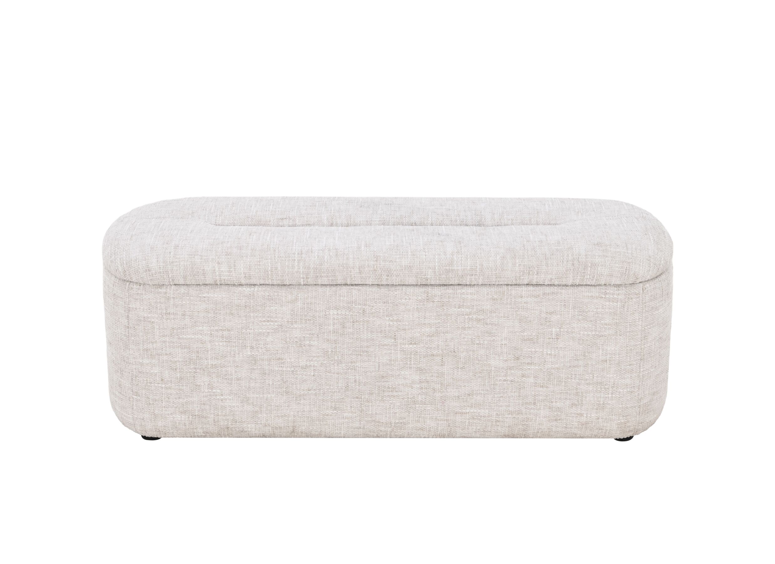 Aperçu - Coffre Nausicaa 120x44x44cm - tissu - beige