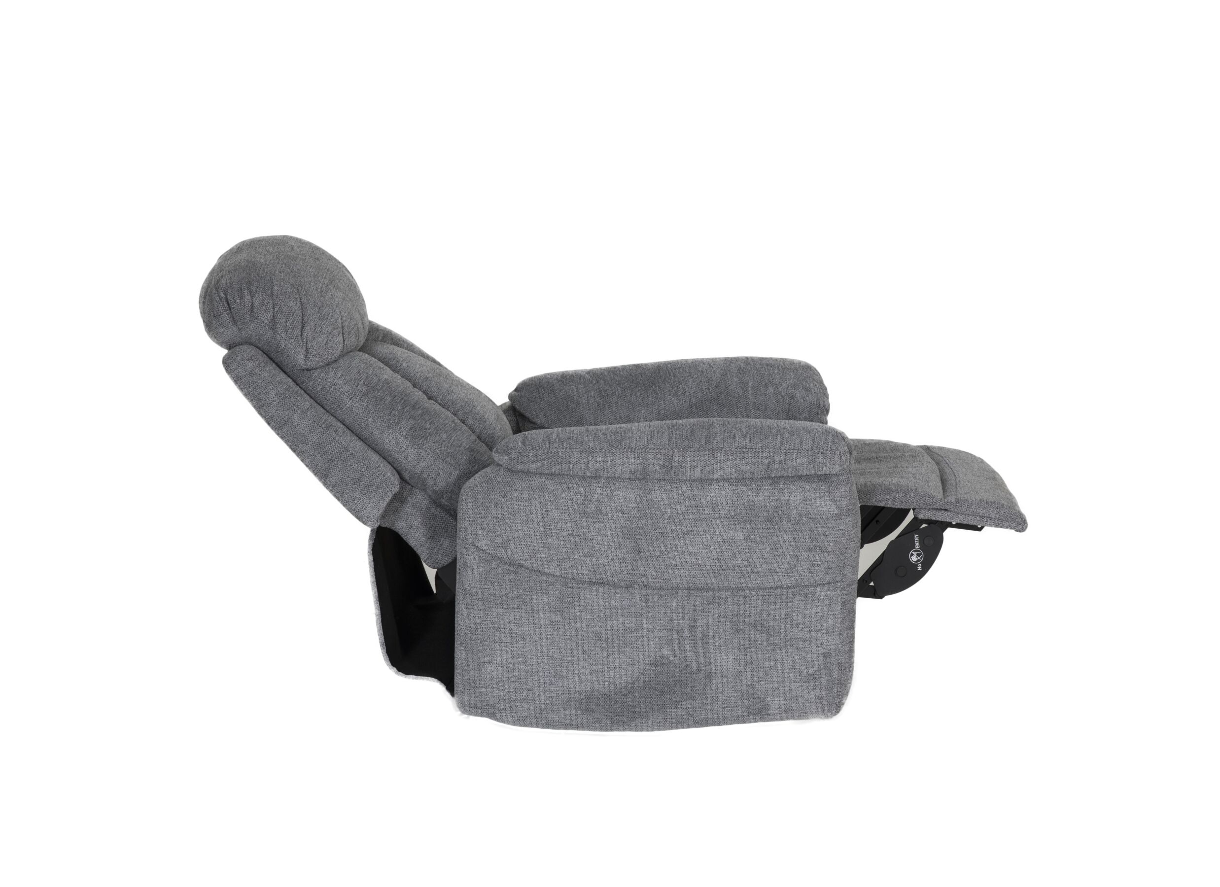 Relaxzetel Porter elektrisch stof grijs
