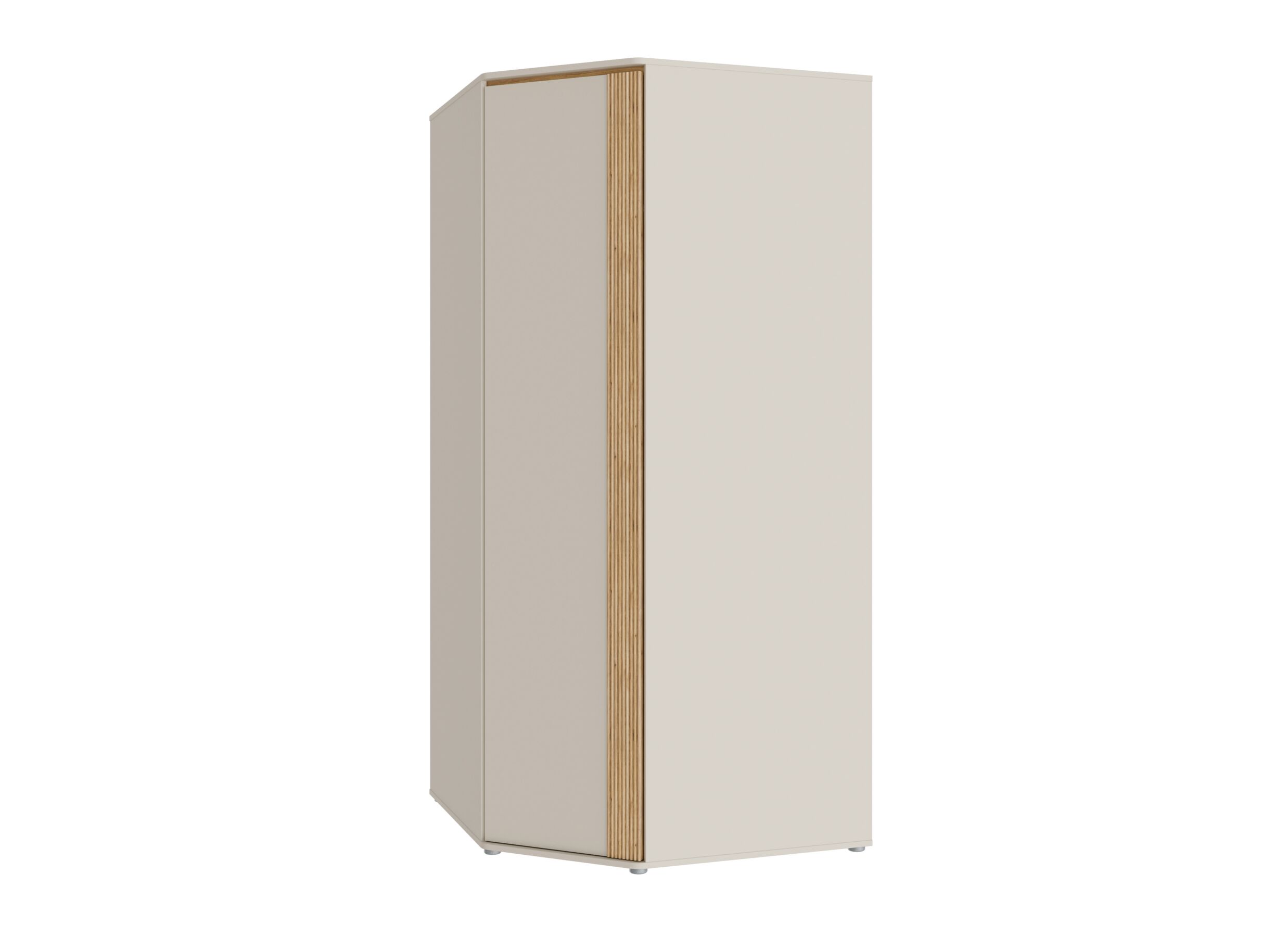 Kleerkast Wexlin 92x92x194cm - decor - sand & mauvella oak - Garde-robe Wexlin 92x92x194cm - décor - sand & mauvella oak