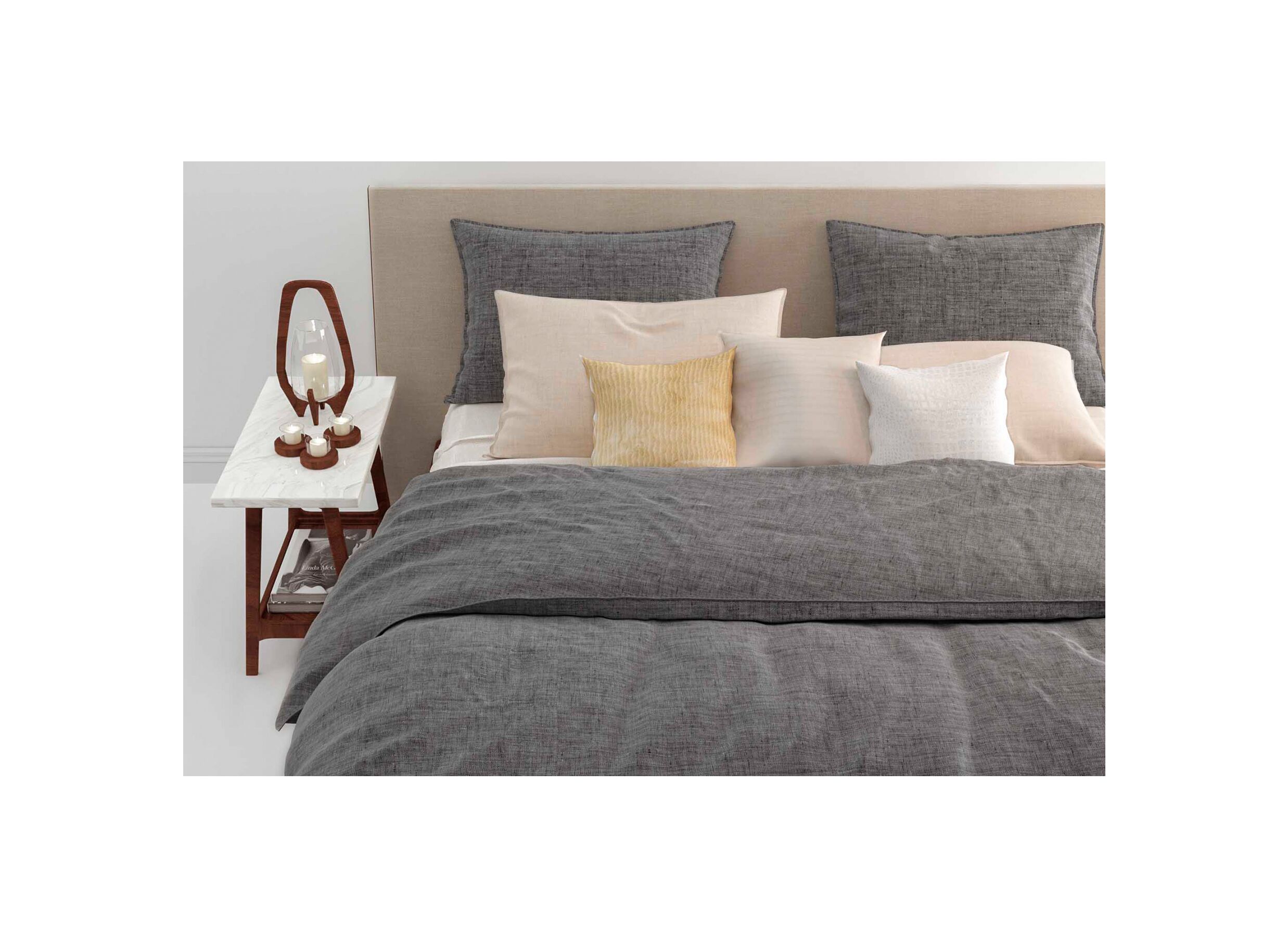 Foto ambiance - Housse de couette 260x240cm coton
