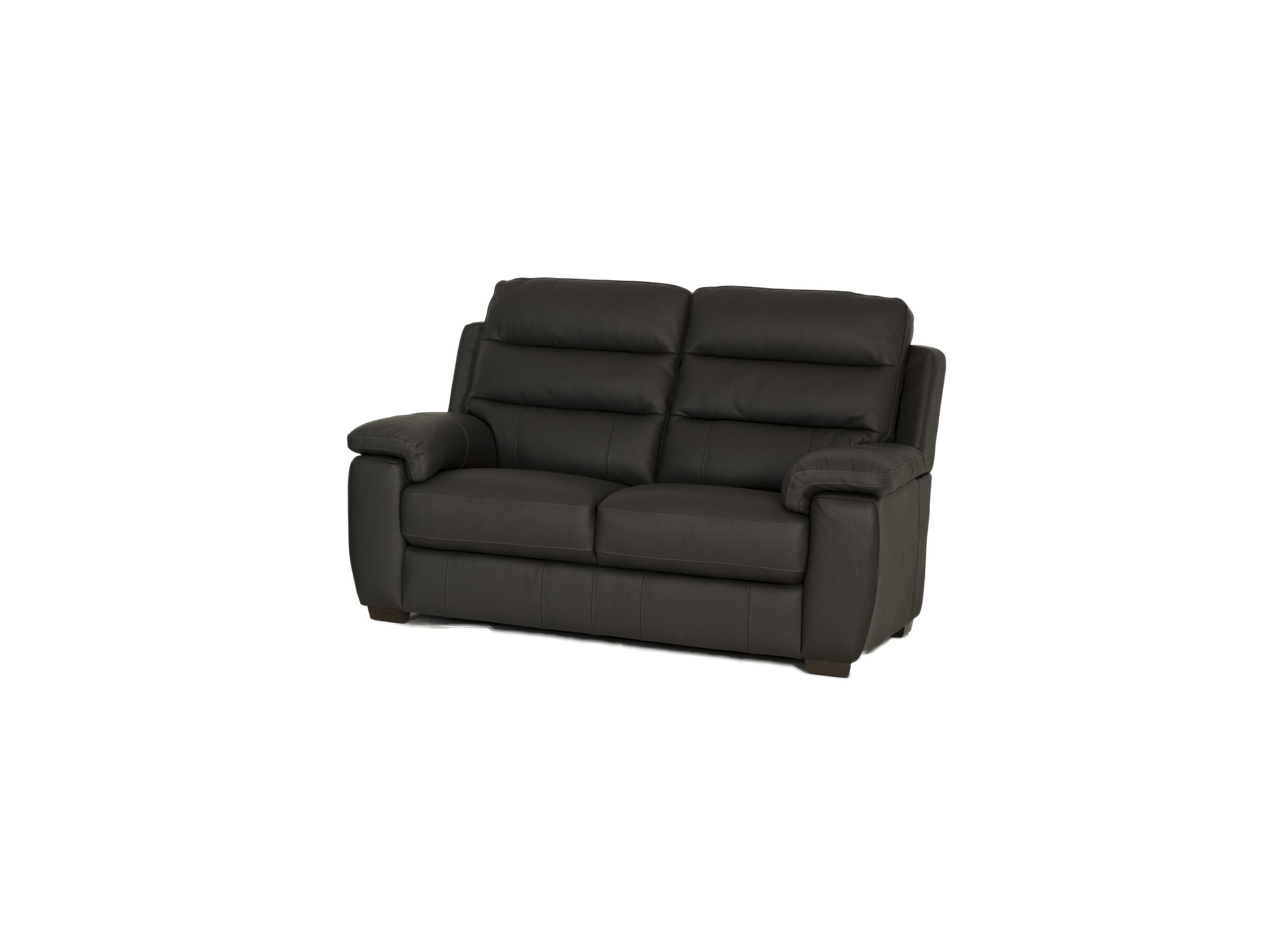 Zetel Folk 2-zit - leder - antraciet - Zetel Folk 2-zit - leder - antraciet