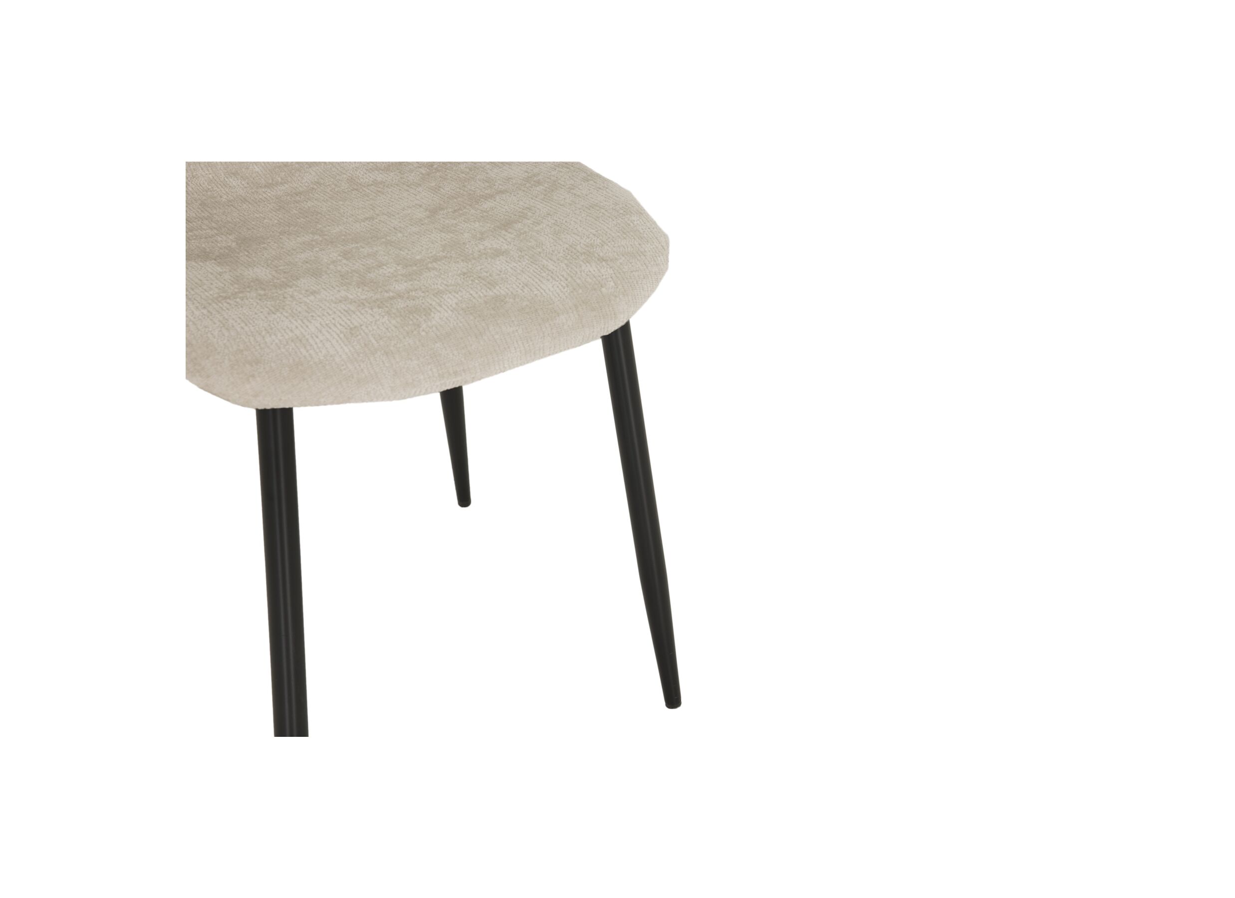 Detailfoto - Stoel Speech 45x46x88cm - stof - beige