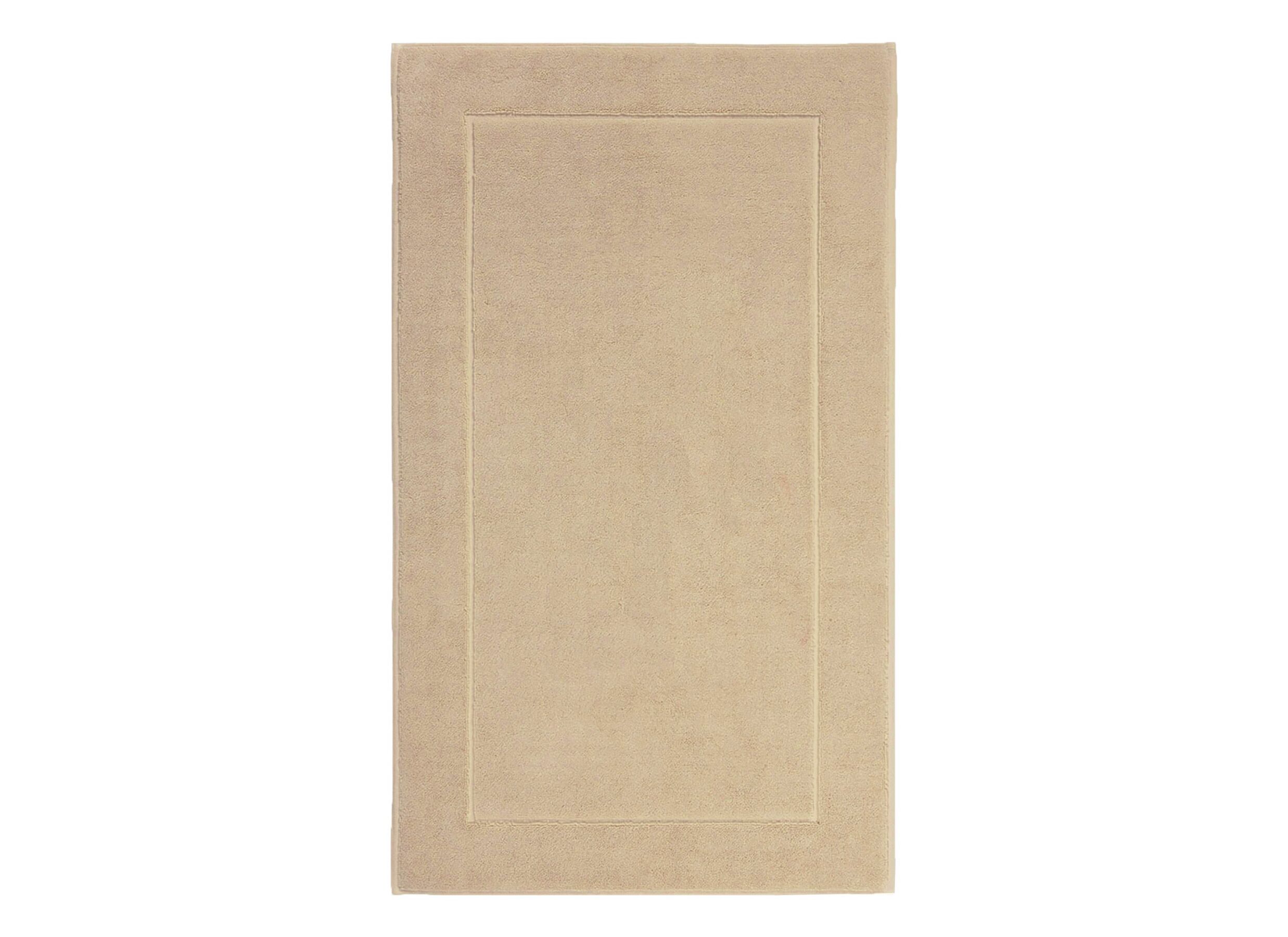 Plus Important - Tapis de bain London 60x100cm - coton - golden avec antidérapant