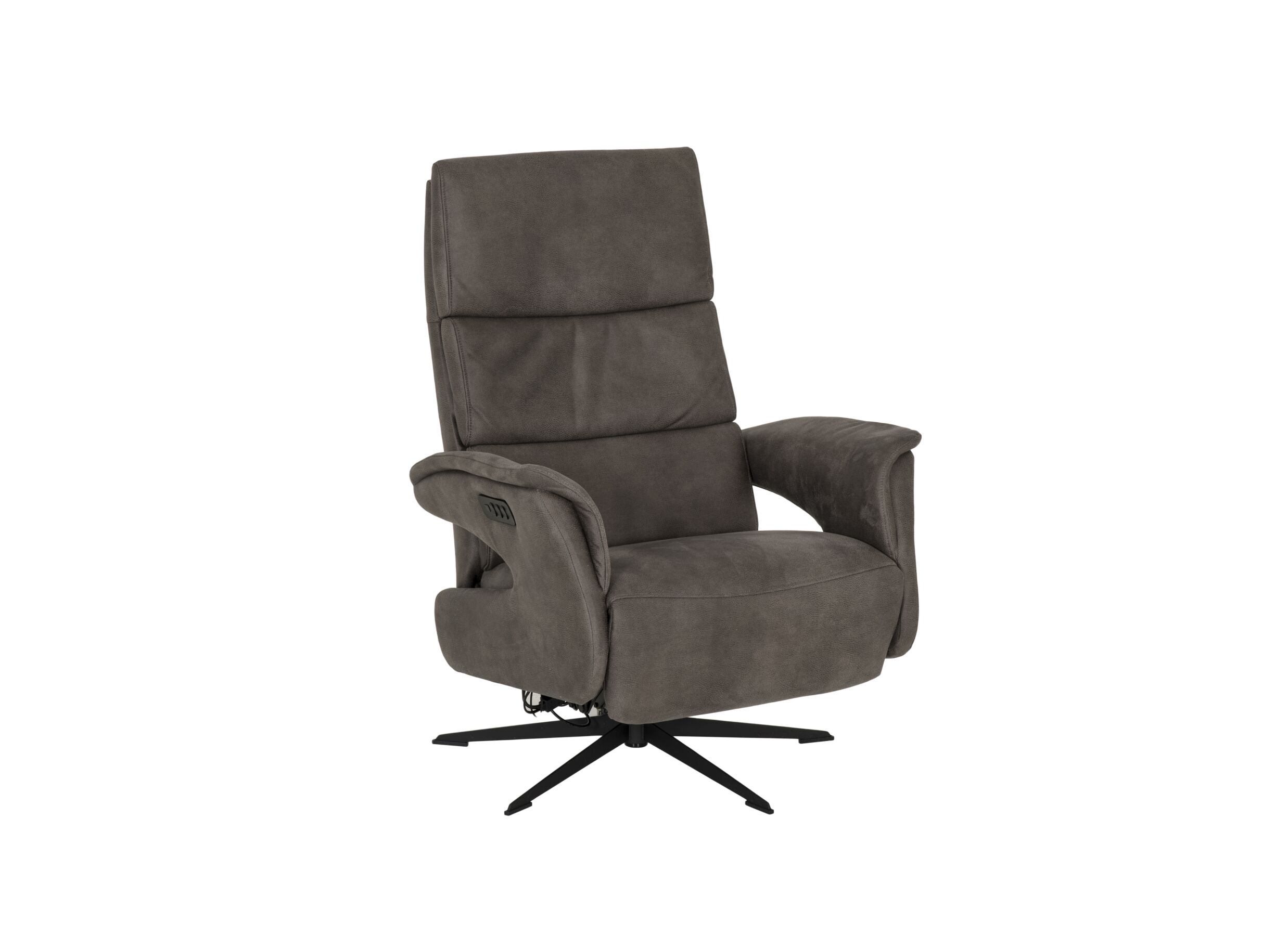 Relaxzetel elektrisch - stof - antraciet