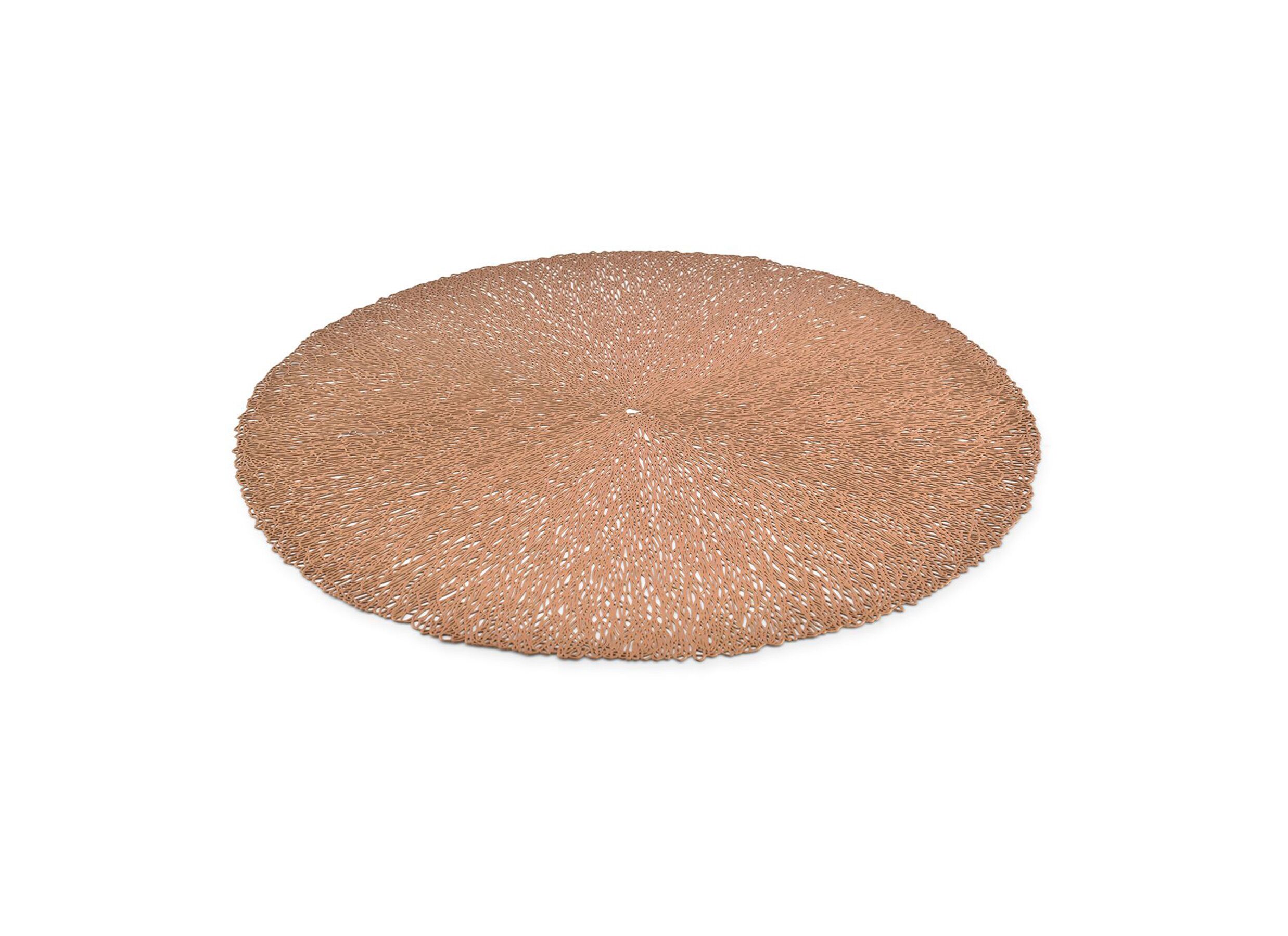 Placemat Vene Ø38cm - kunststof - koper - Set de table Vene Ø38cm - plastique - cuivre