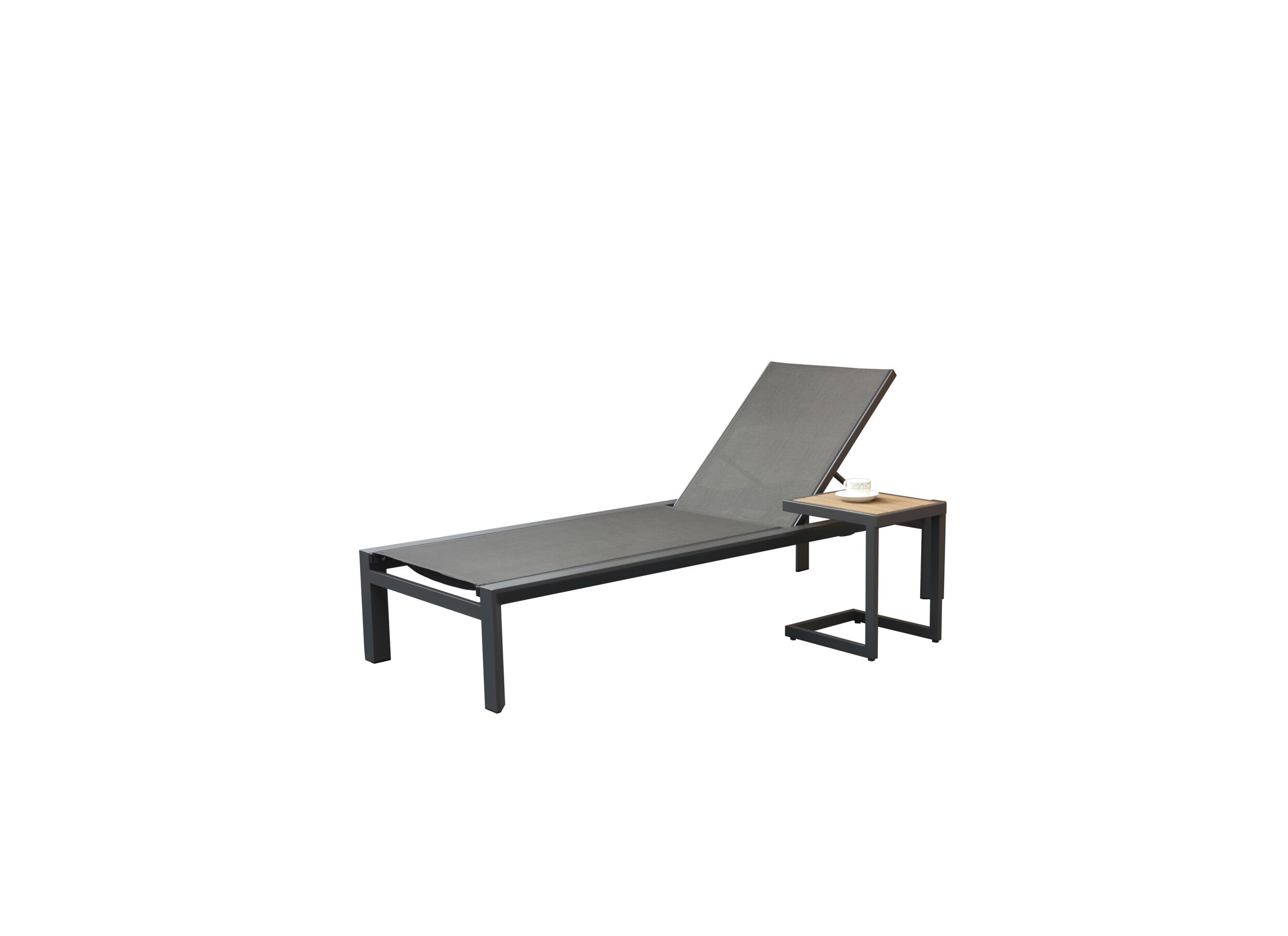 Photo ensemble - Chaise longue Bliss anthracite