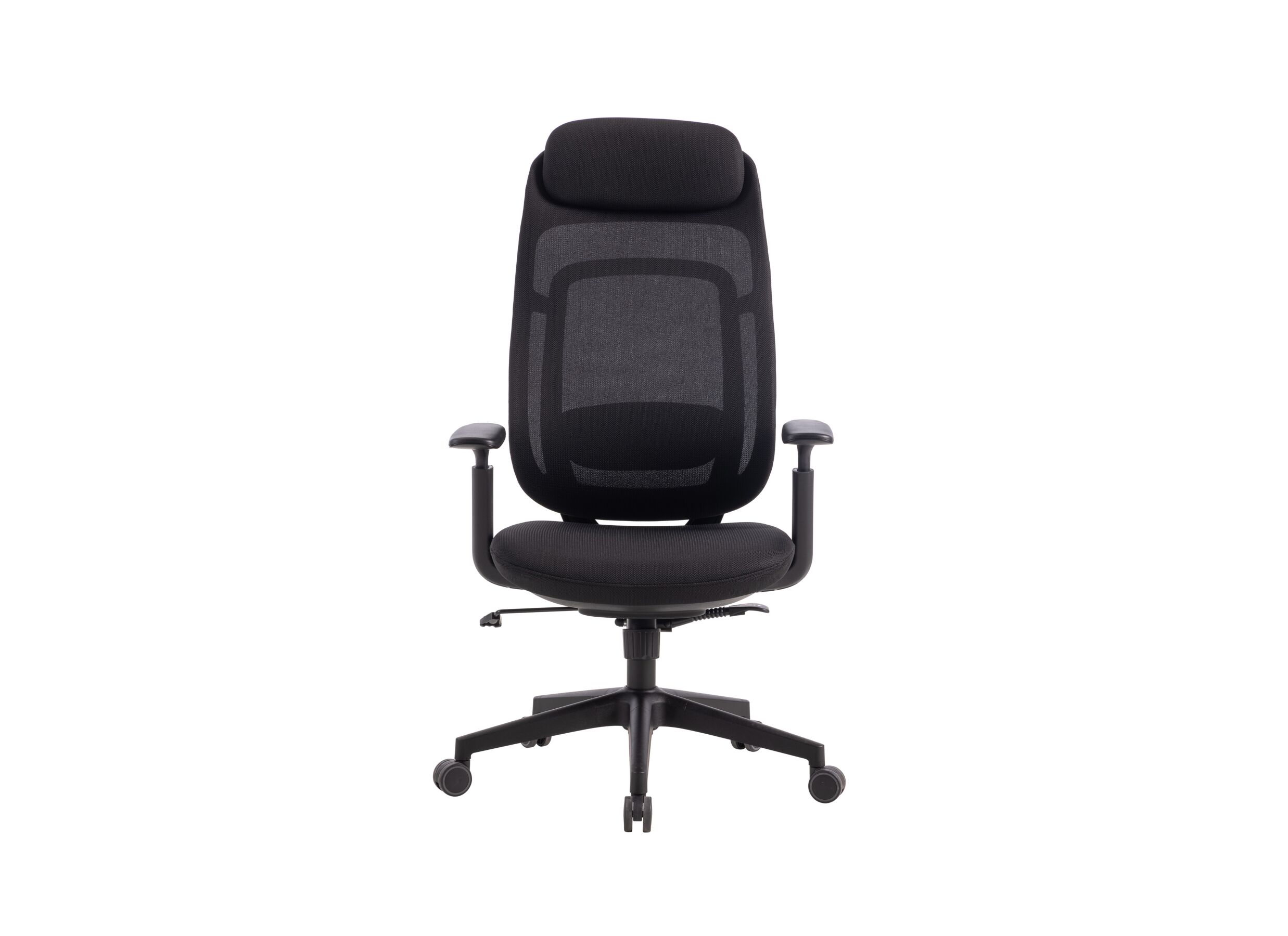 Aperçu - Chaise de bureau Hex 67,5x62,5x110,5cm - tissu - noir