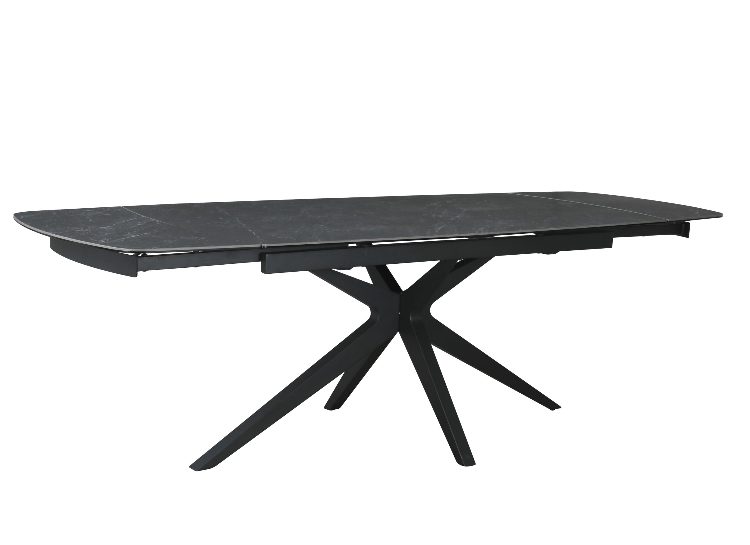 Overzichtsfoto - Tafel Hannibal 180/260x90cm - keramiek - zwart