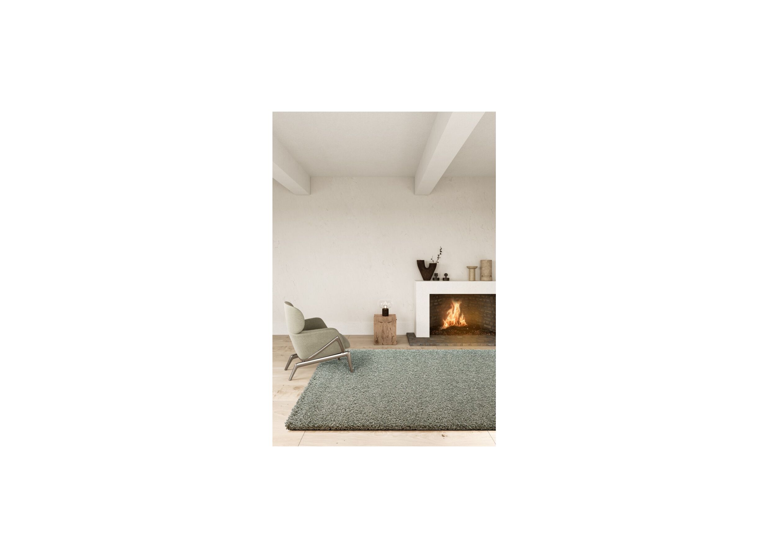 Foto ambiance - Tapis Twister 133x195cm - polypropylène - vert
