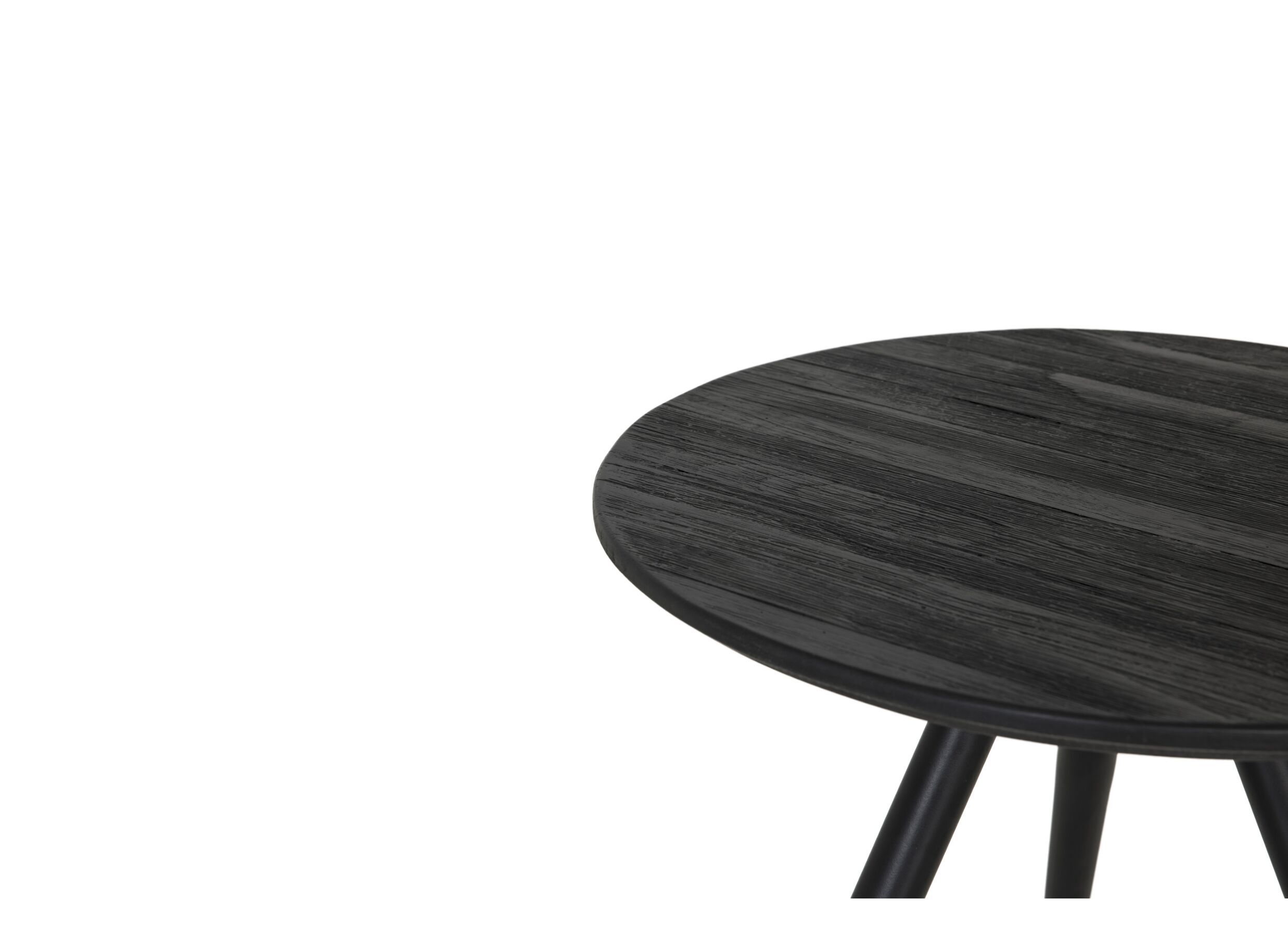 Detail - Table basse Noah teck massif ronde