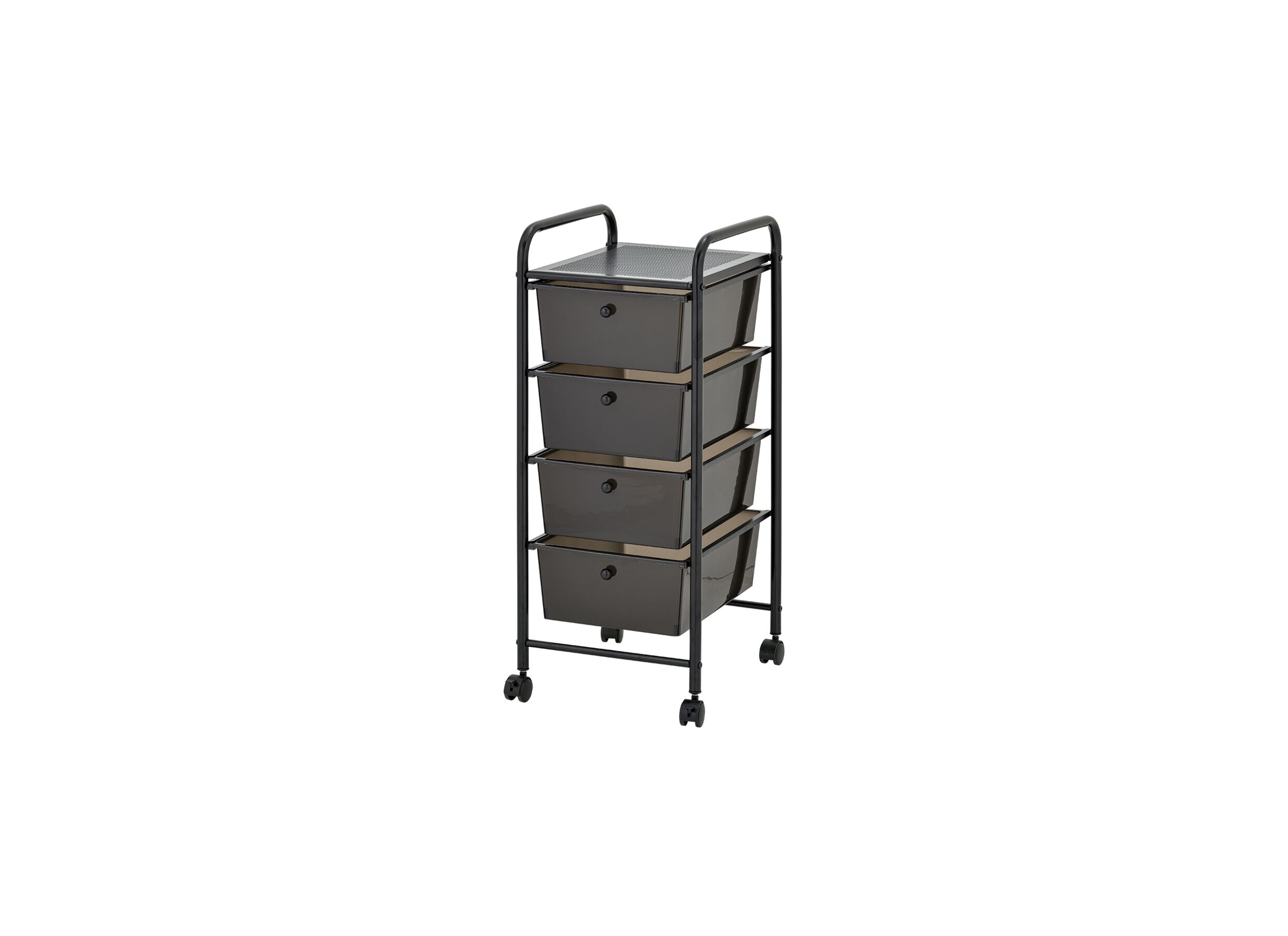Trolley Chin 33x39x80 - Chariot Chin 33x39x80,5cm - synthétique & métal - noir