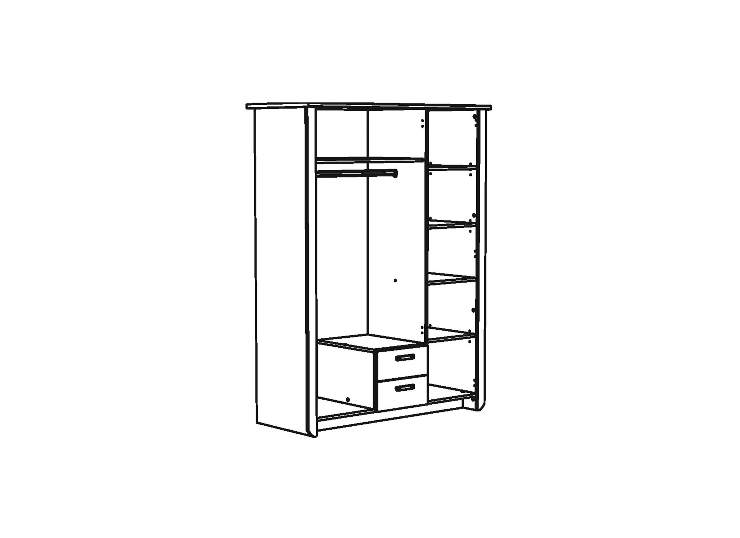 Disposition - Garde-robe Biotiful 136cm