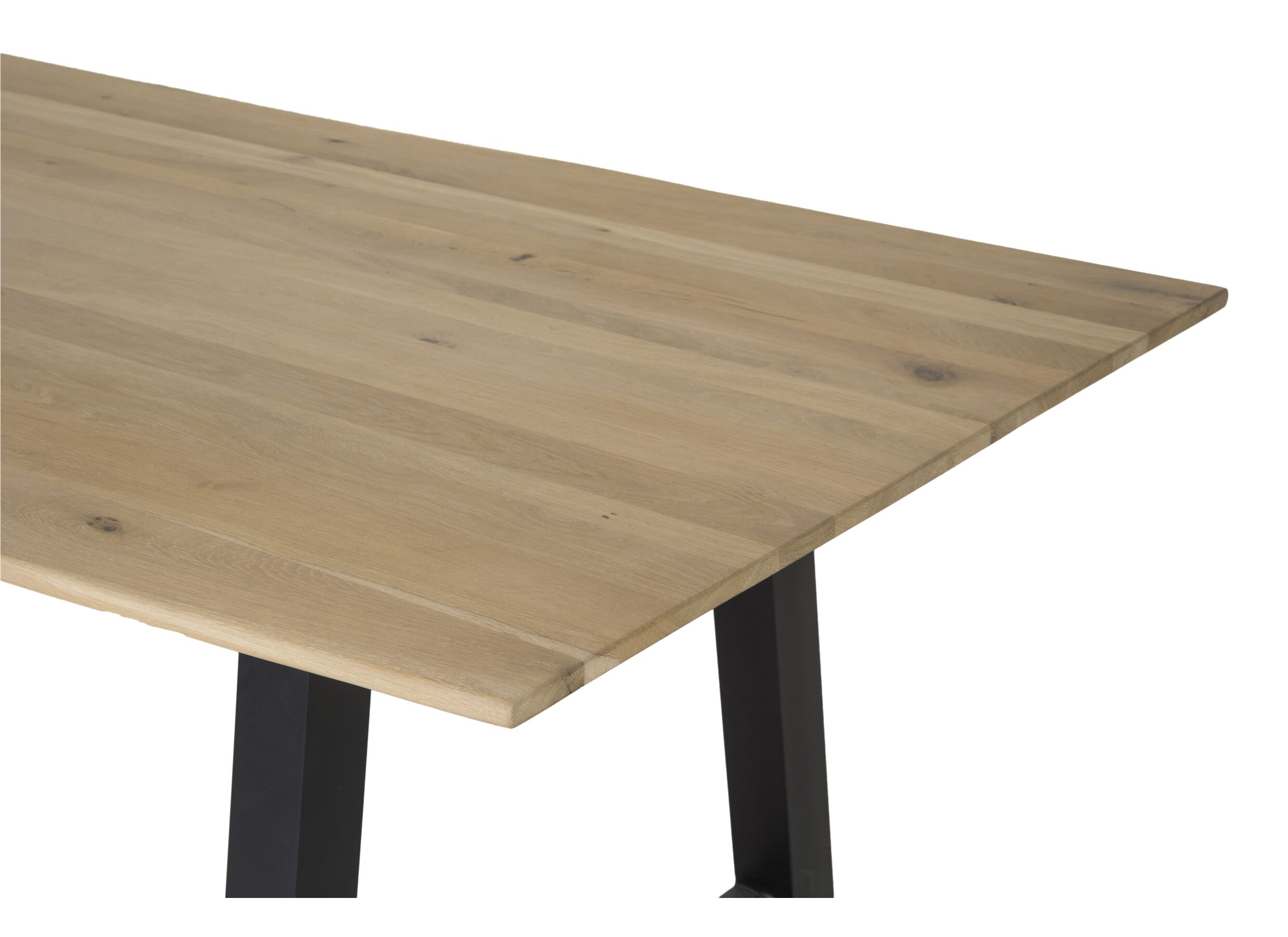 Table tronc d'arbre Sherwood 200x100cm - chêne massif - naturel
